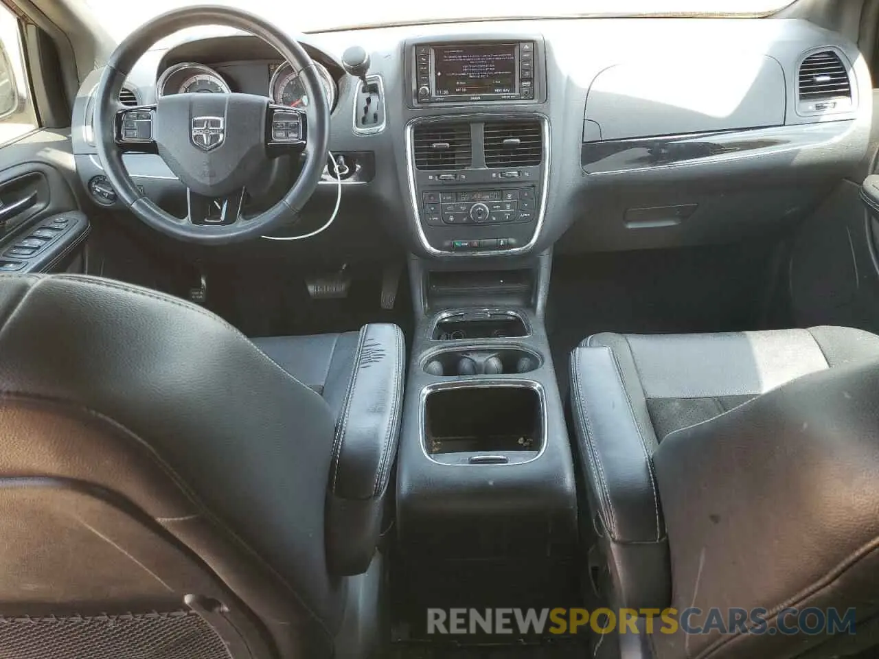 8 fotografías del automóvil dañado 2C4RDGCG1KR617414 DODGE CARAVAN 2019