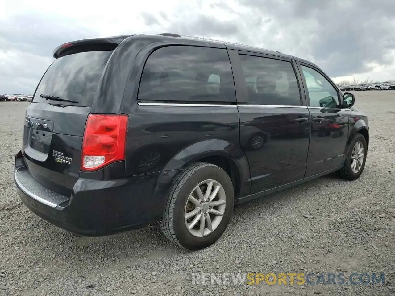 3 fotografías del automóvil dañado 2C4RDGCG1KR622029 DODGE CARAVAN 2019