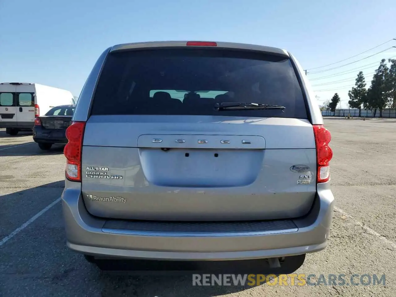 6 fotografías del automóvil dañado 2C4RDGCG1KR648386 DODGE CARAVAN 2019