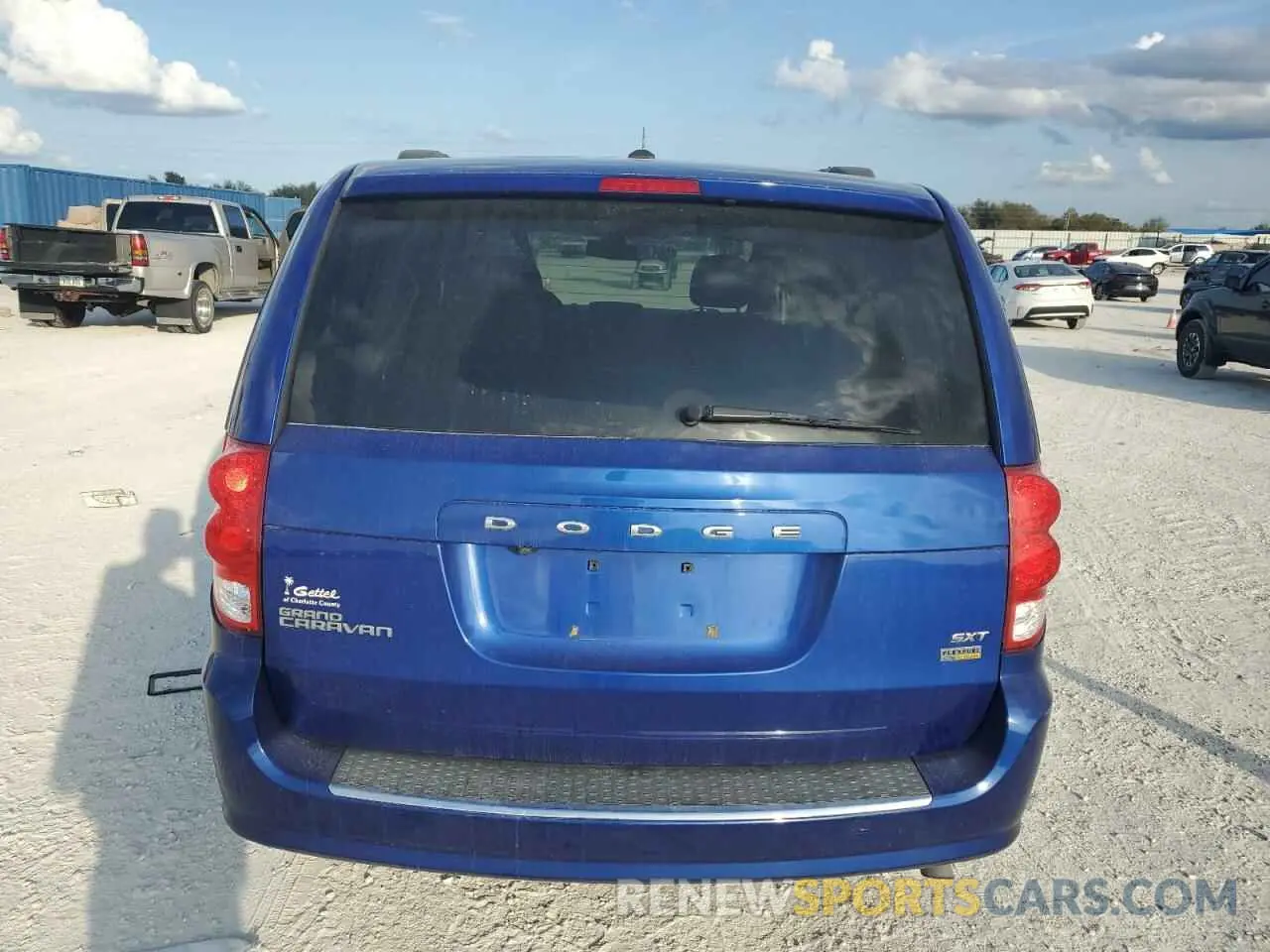 6 fotografías del automóvil dañado 2C4RDGCG1KR699547 DODGE CARAVAN 2019