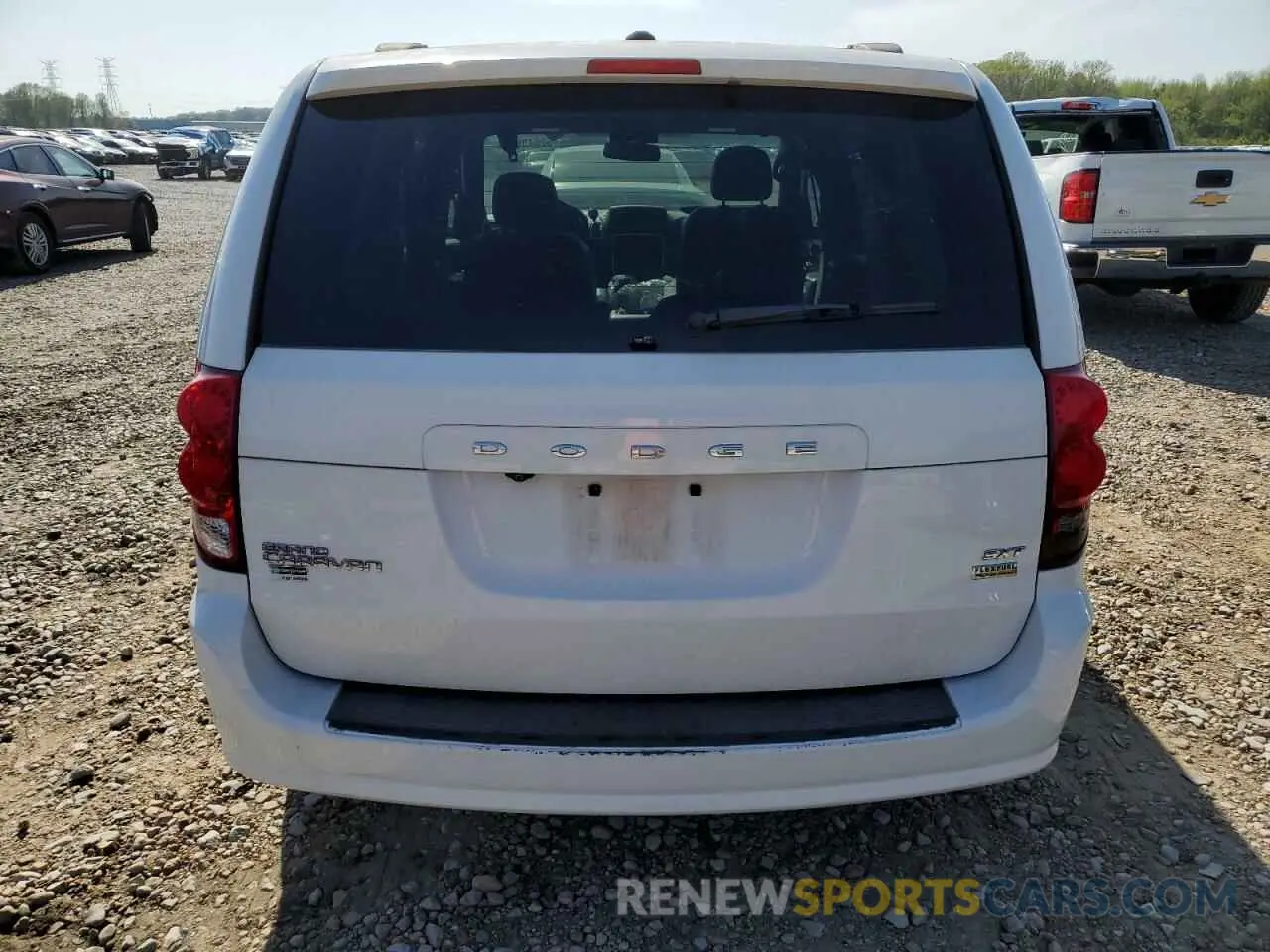 6 fotografías del automóvil dañado 2C4RDGCG1KR752652 DODGE CARAVAN 2019