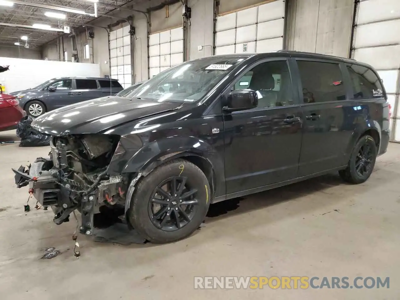 1 fotografías del automóvil dañado 2C4RDGCG1KR799213 DODGE CARAVAN 2019