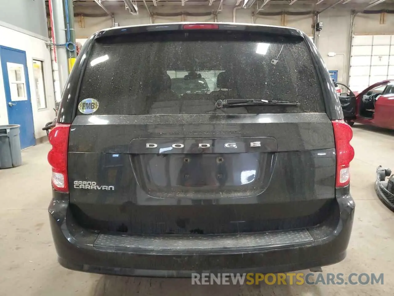 6 fotografías del automóvil dañado 2C4RDGCG1KR799213 DODGE CARAVAN 2019
