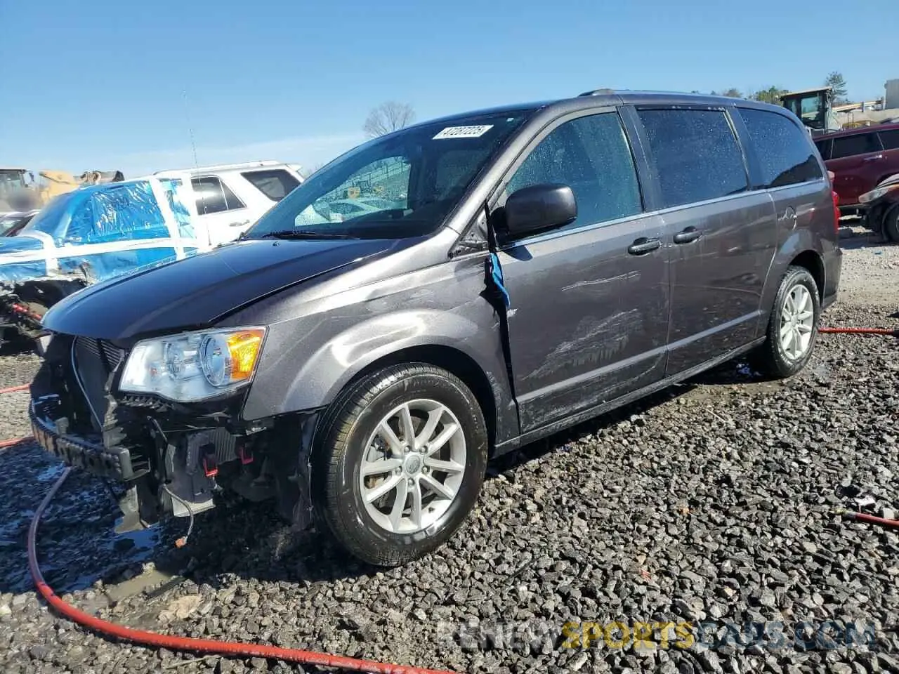 1 fotografías del automóvil dañado 2C4RDGCG1KR800313 DODGE CARAVAN 2019