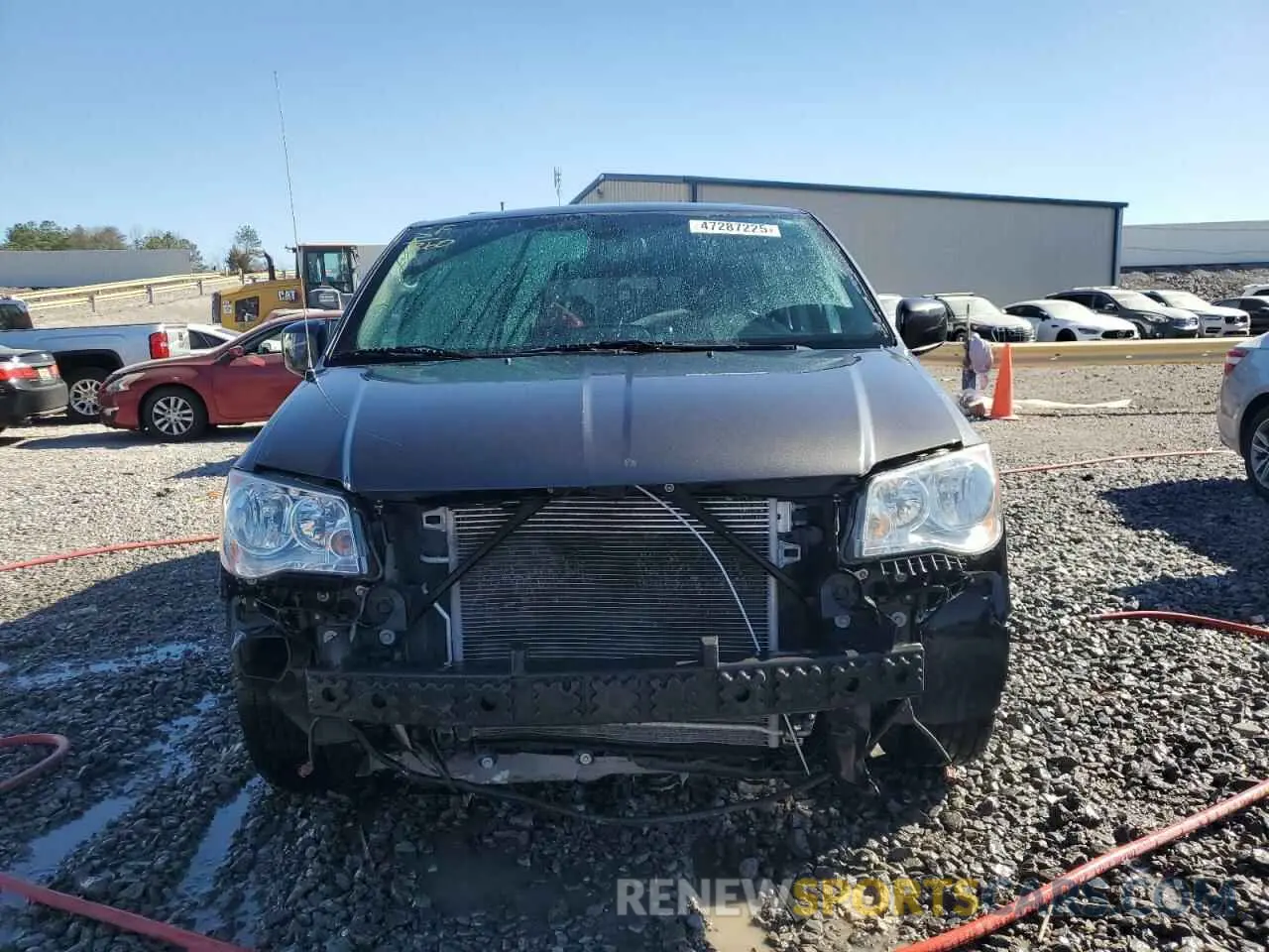 5 fotografías del automóvil dañado 2C4RDGCG1KR800313 DODGE CARAVAN 2019