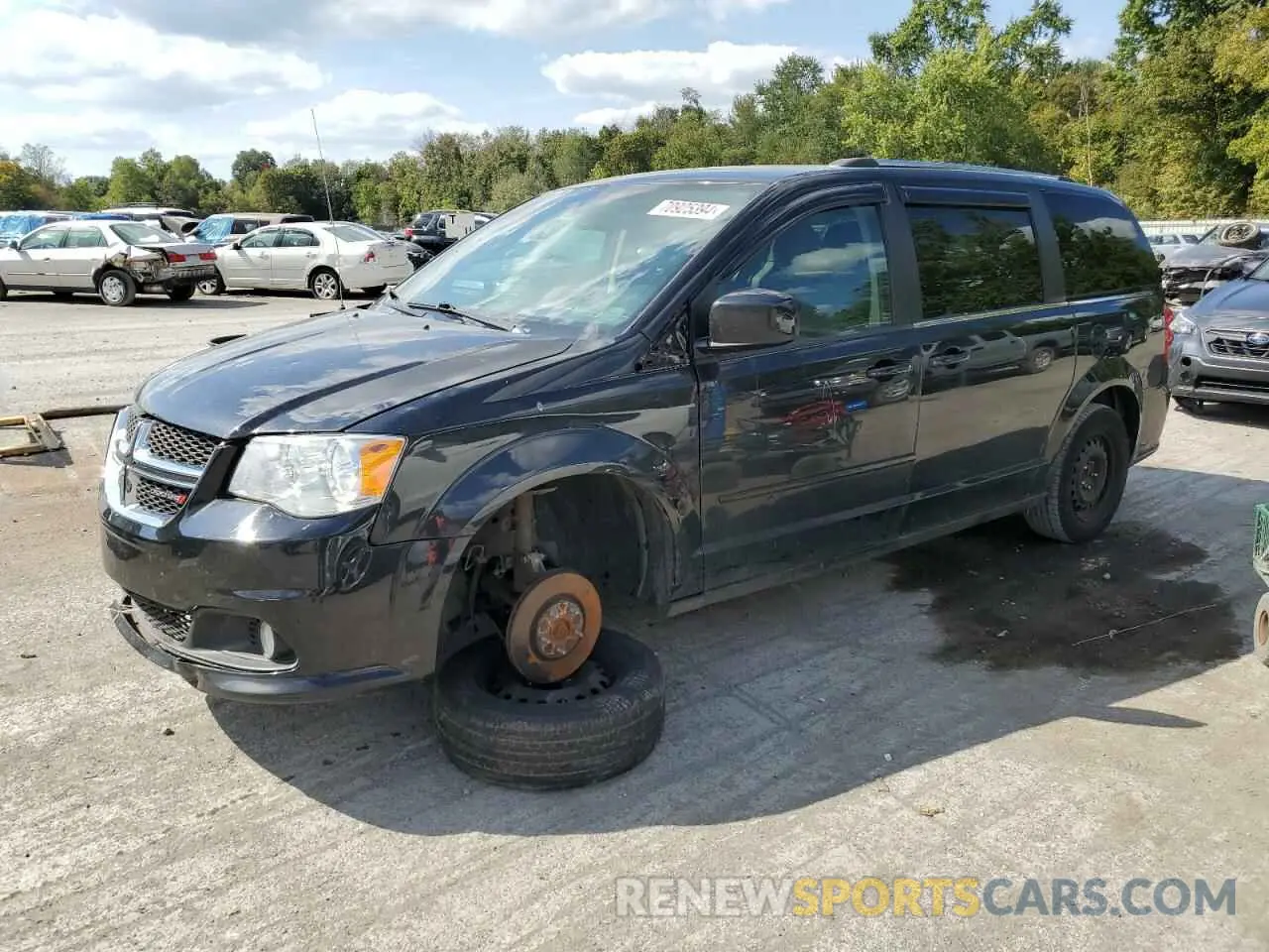 1 fotografías del automóvil dañado 2C4RDGCG2KR802300 DODGE CARAVAN 2019