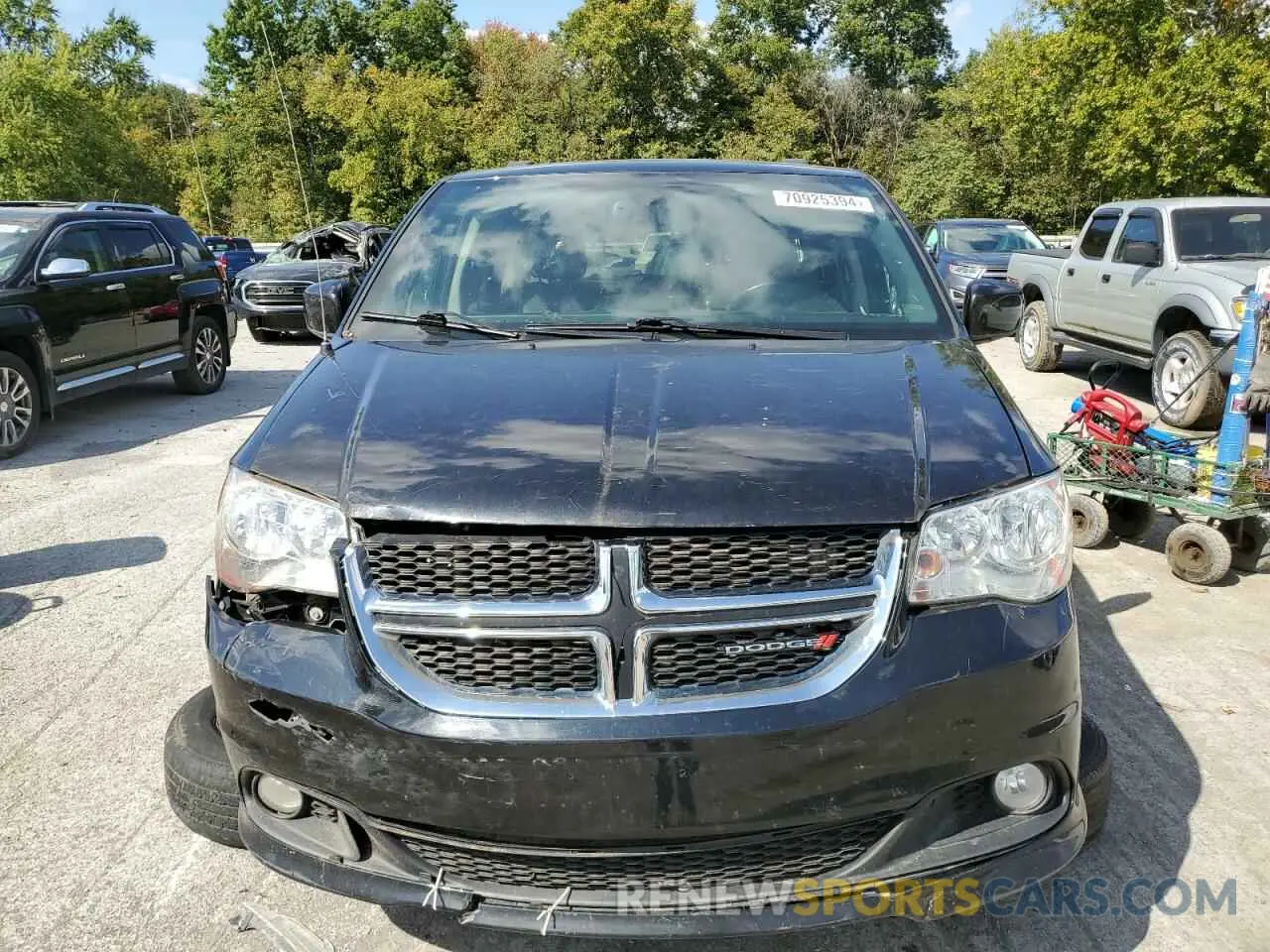 5 fotografías del automóvil dañado 2C4RDGCG2KR802300 DODGE CARAVAN 2019