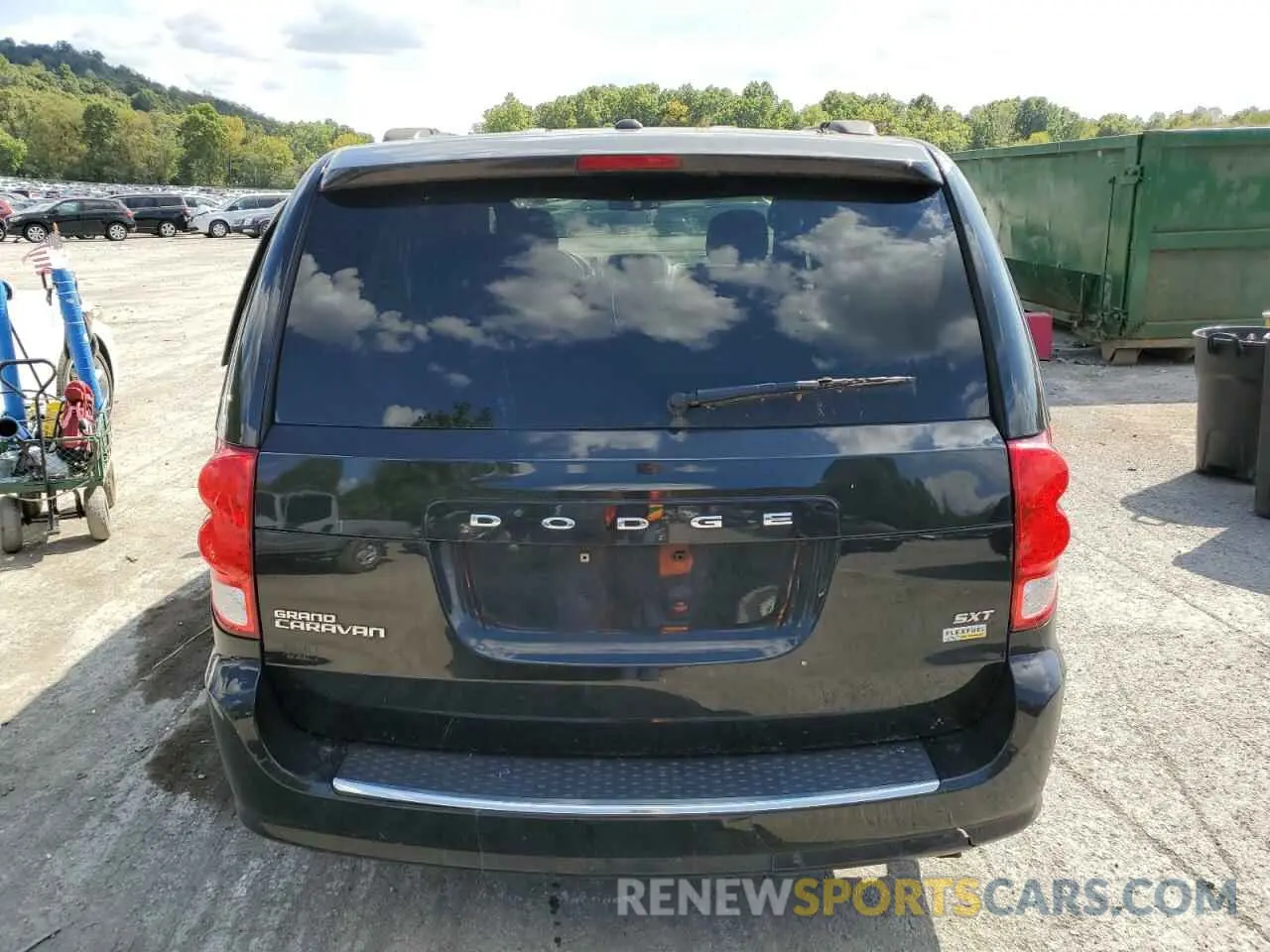 6 fotografías del automóvil dañado 2C4RDGCG2KR802300 DODGE CARAVAN 2019