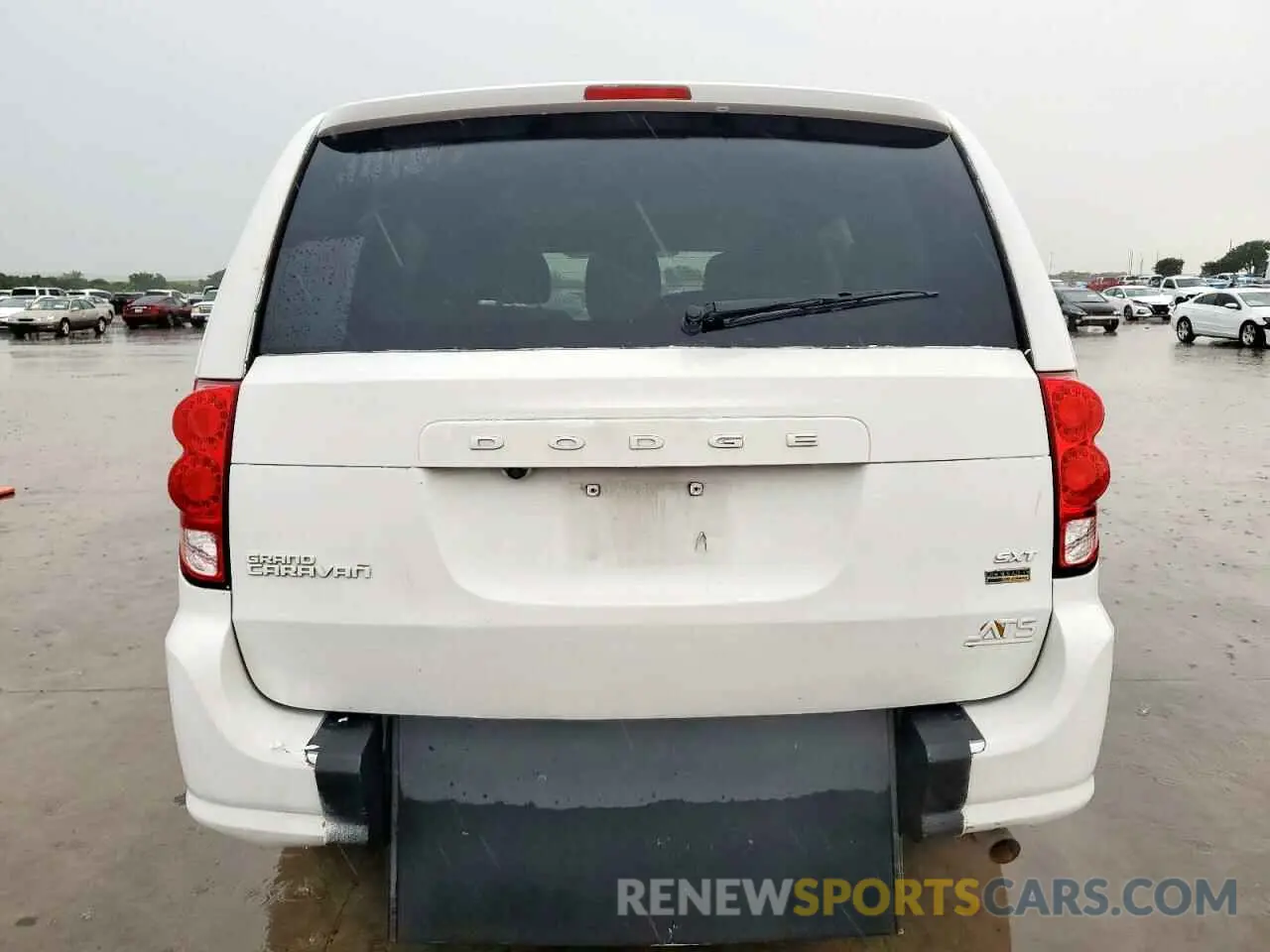 6 fotografías del automóvil dañado 2C4RDGCG3KR519100 DODGE CARAVAN 2019