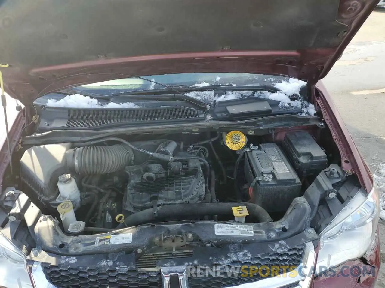 14 fotografías del automóvil dañado 2C4RDGCG3KR689912 DODGE CARAVAN 2019