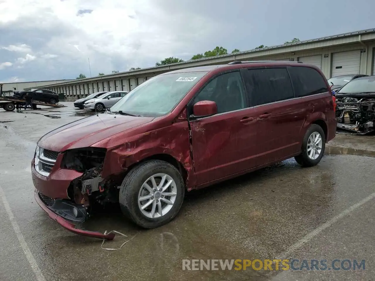 1 fotografías del automóvil dañado 2C4RDGCG3KR770702 DODGE CARAVAN 2019