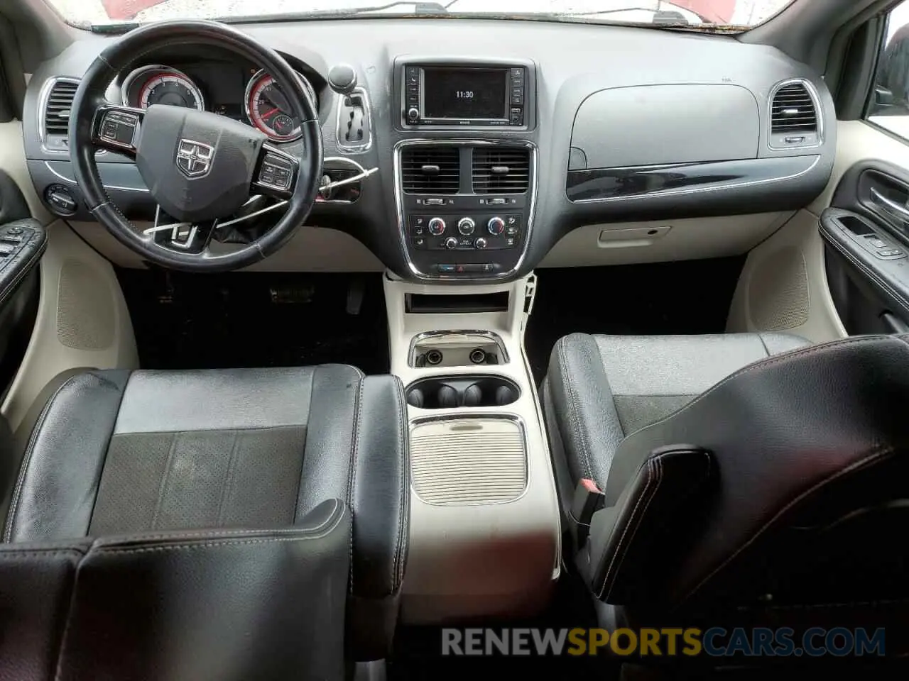 8 fotografías del automóvil dañado 2C4RDGCG3KR770702 DODGE CARAVAN 2019