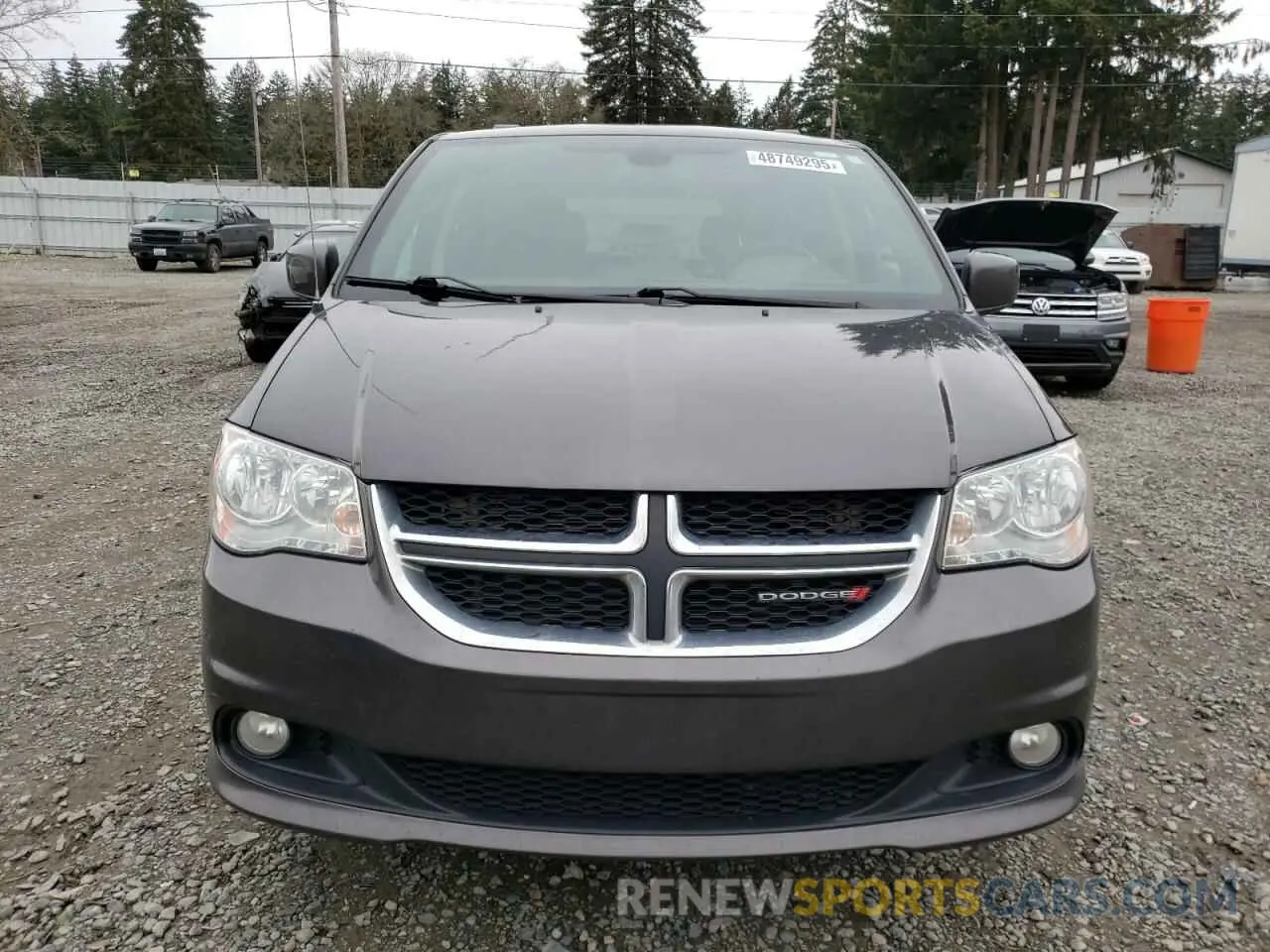5 fotografías del automóvil dañado 2C4RDGCG3KR788598 DODGE CARAVAN 2019