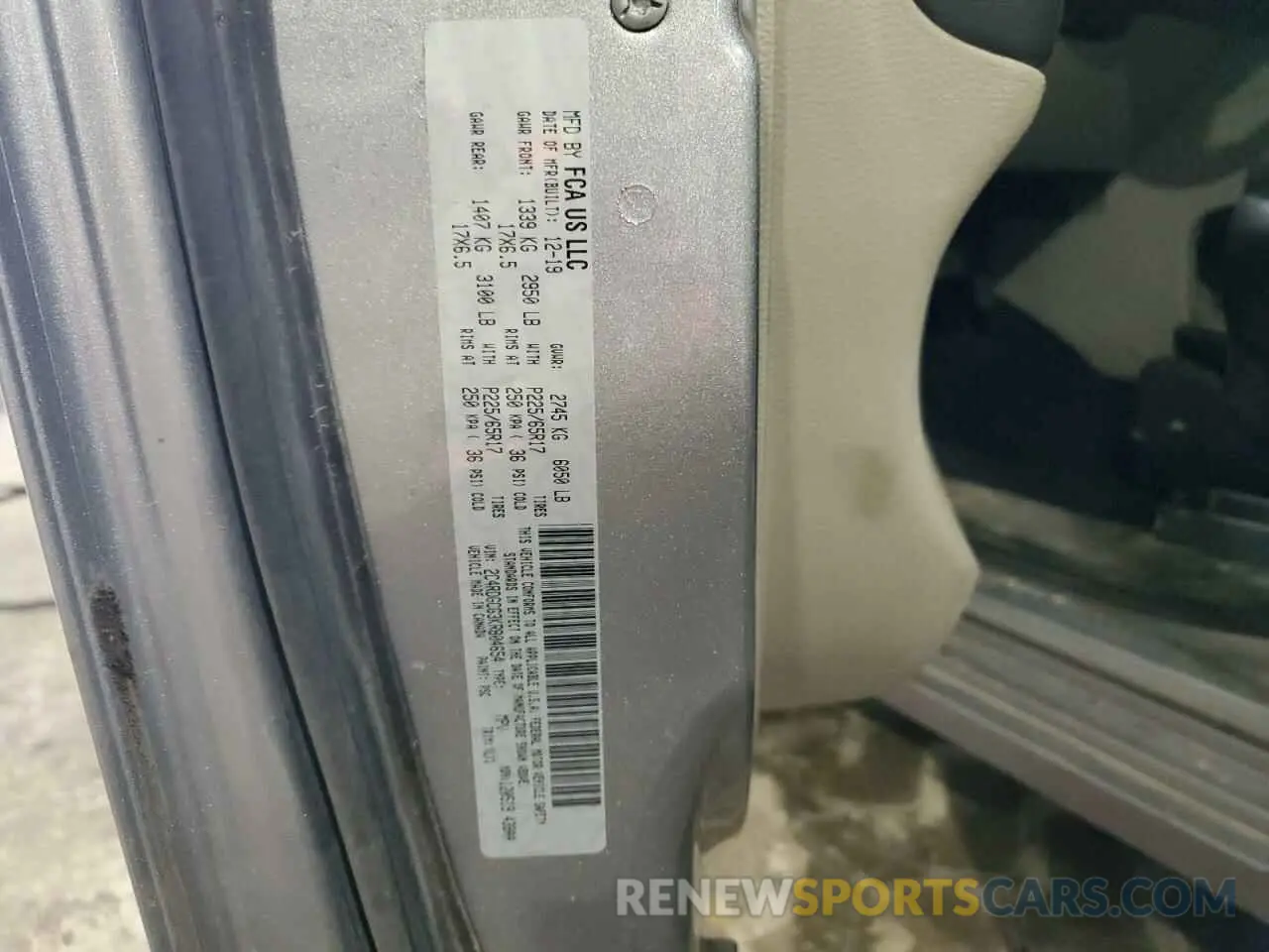 13 fotografías del automóvil dañado 2C4RDGCG3KR804654 DODGE CARAVAN 2019
