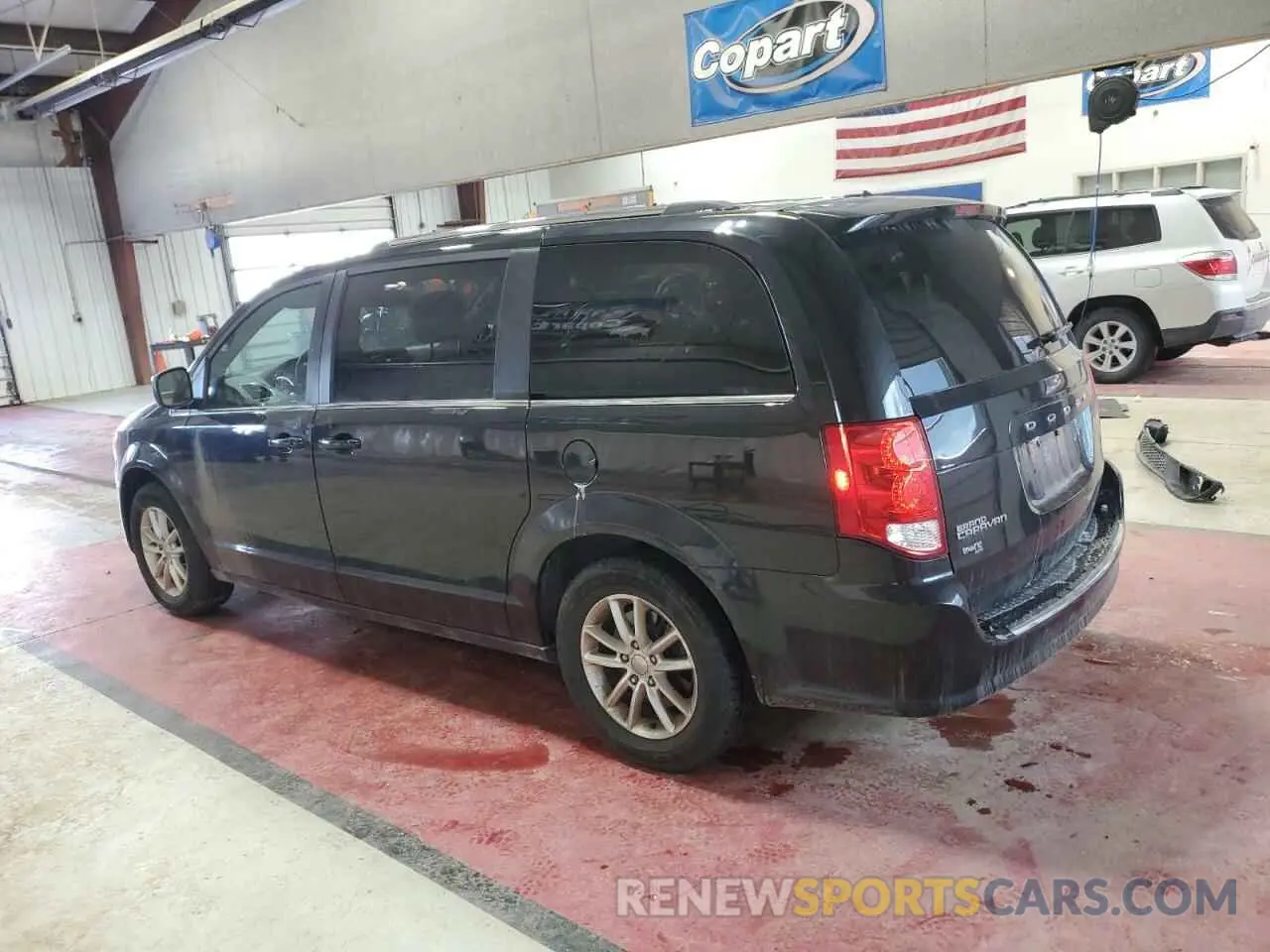 2 fotografías del automóvil dañado 2C4RDGCG4KR516710 DODGE CARAVAN 2019
