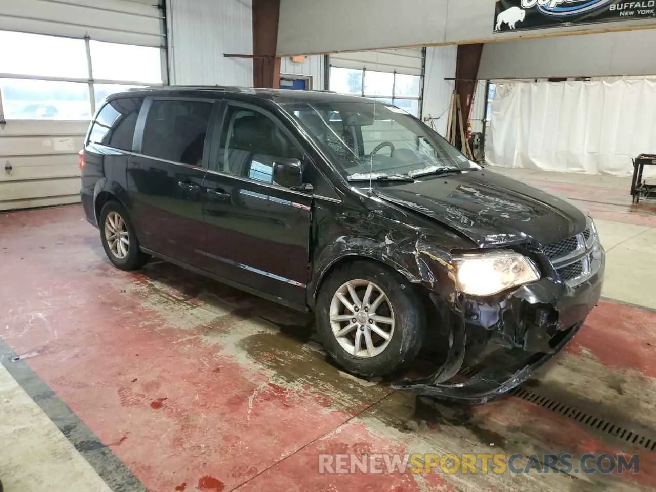 4 fotografías del automóvil dañado 2C4RDGCG4KR516710 DODGE CARAVAN 2019