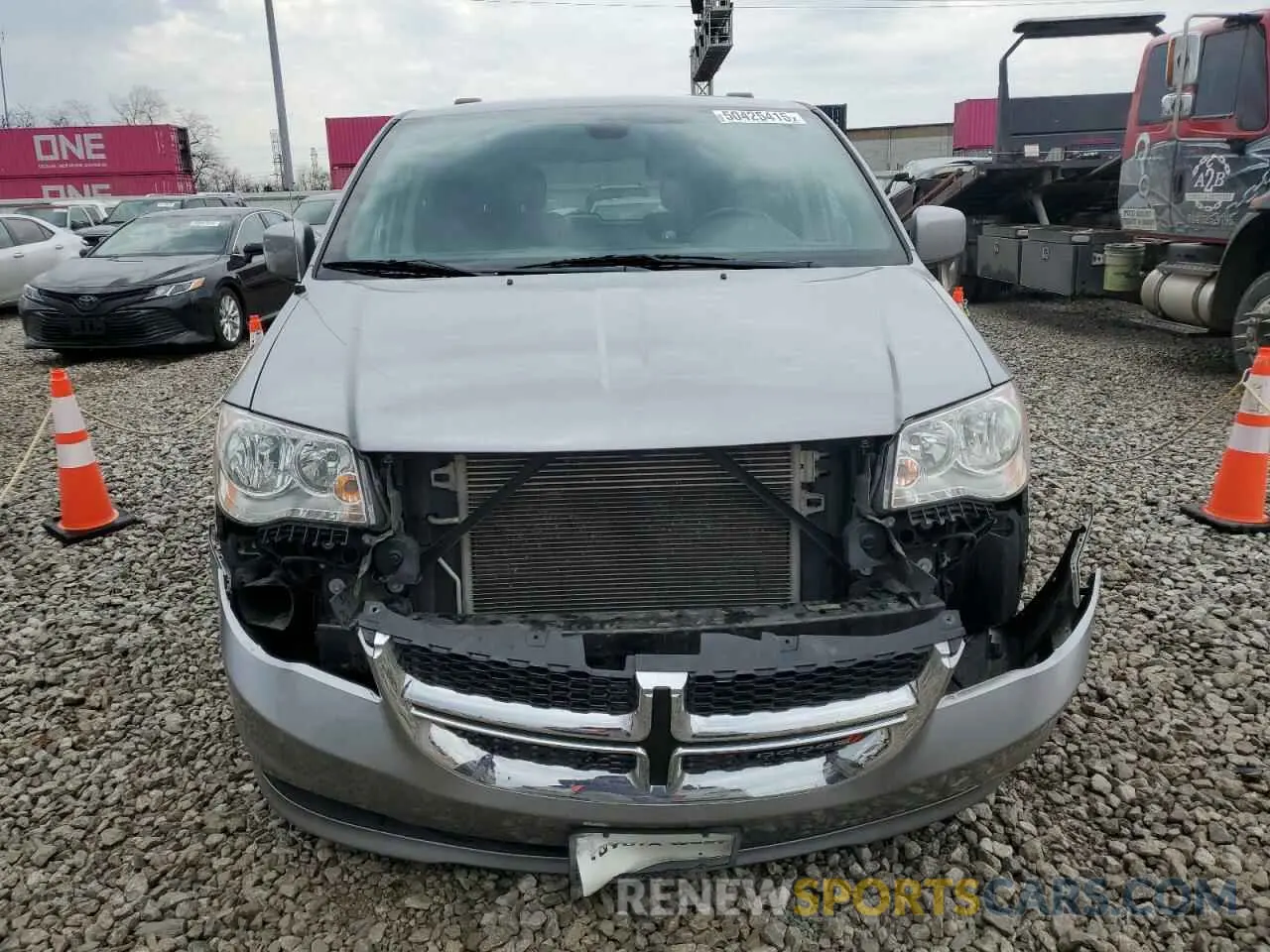 5 fotografías del automóvil dañado 2C4RDGCG4KR682421 DODGE CARAVAN 2019