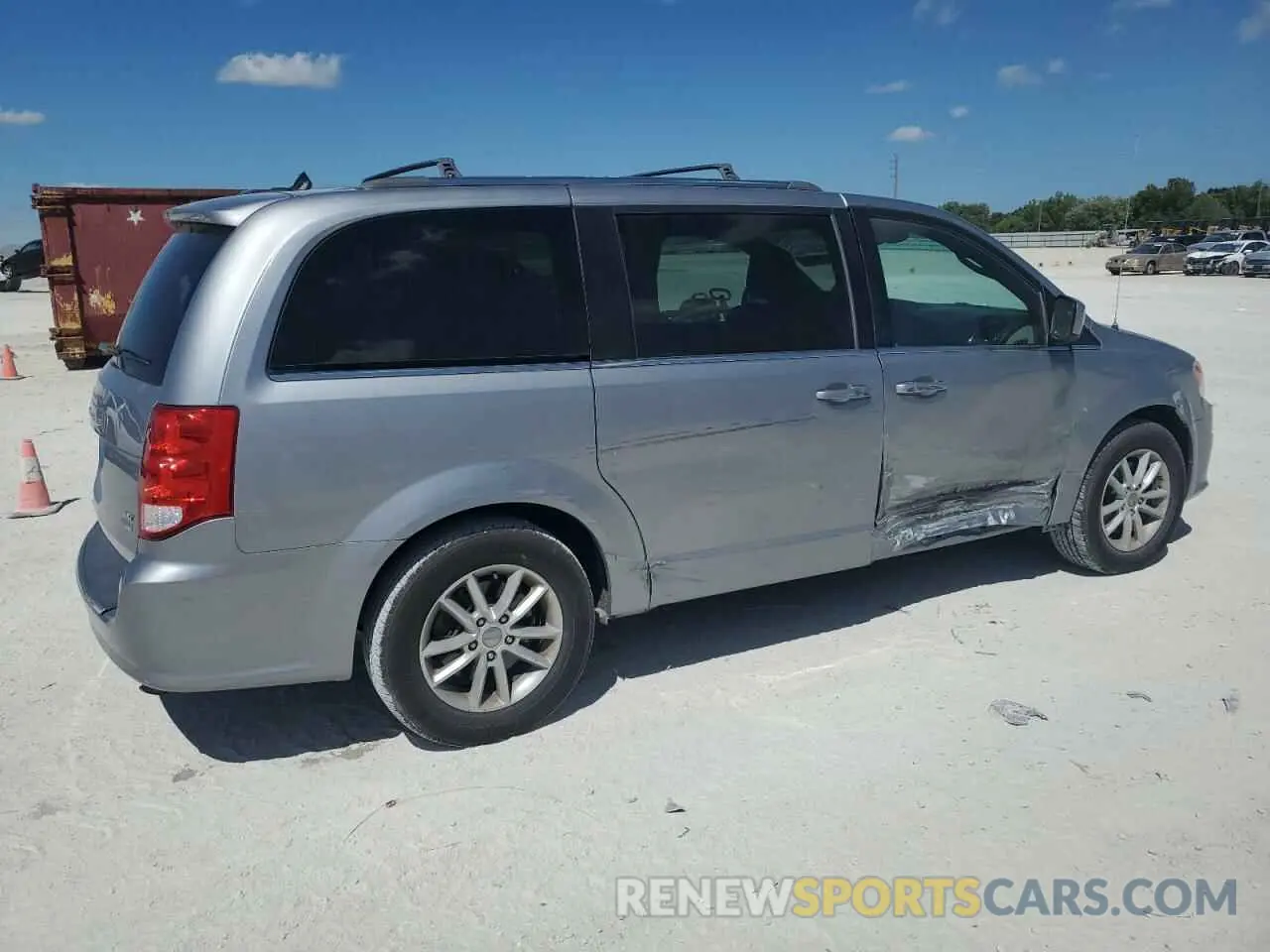 3 fotografías del automóvil dañado 2C4RDGCG4KR713182 DODGE CARAVAN 2019