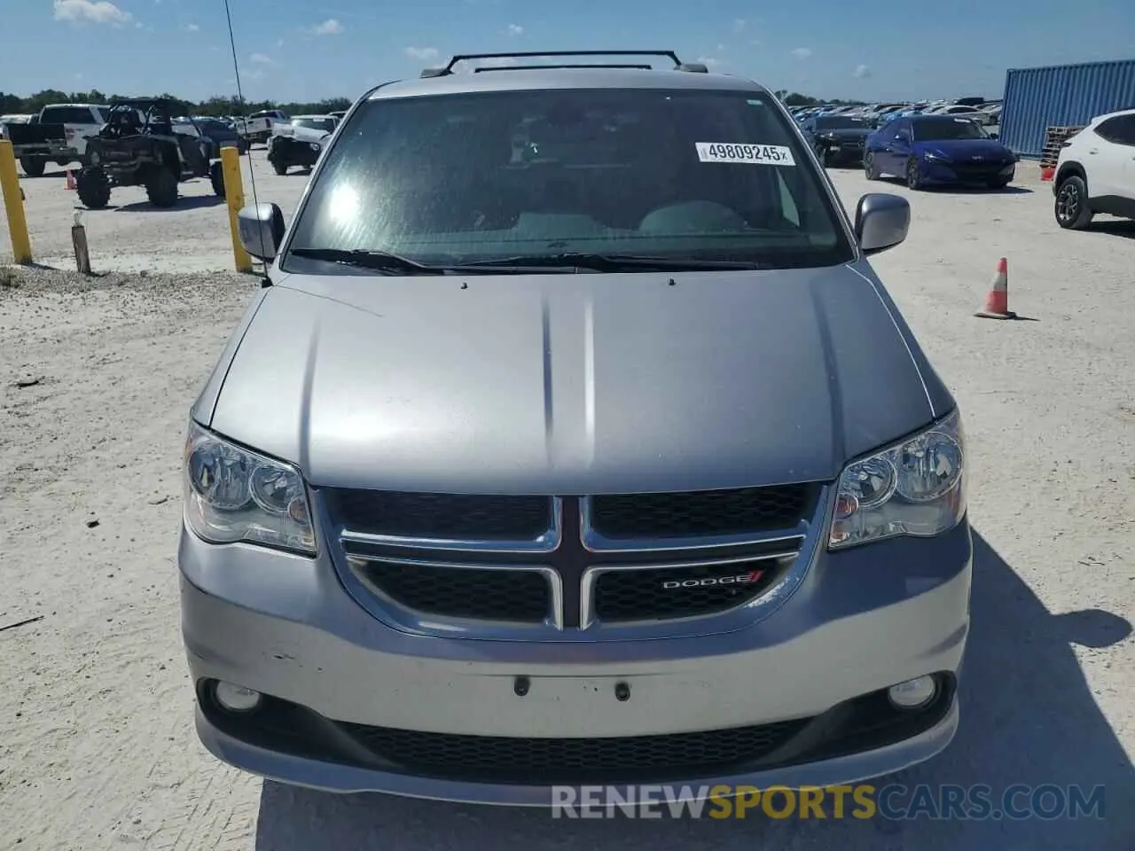 5 fotografías del automóvil dañado 2C4RDGCG4KR713182 DODGE CARAVAN 2019
