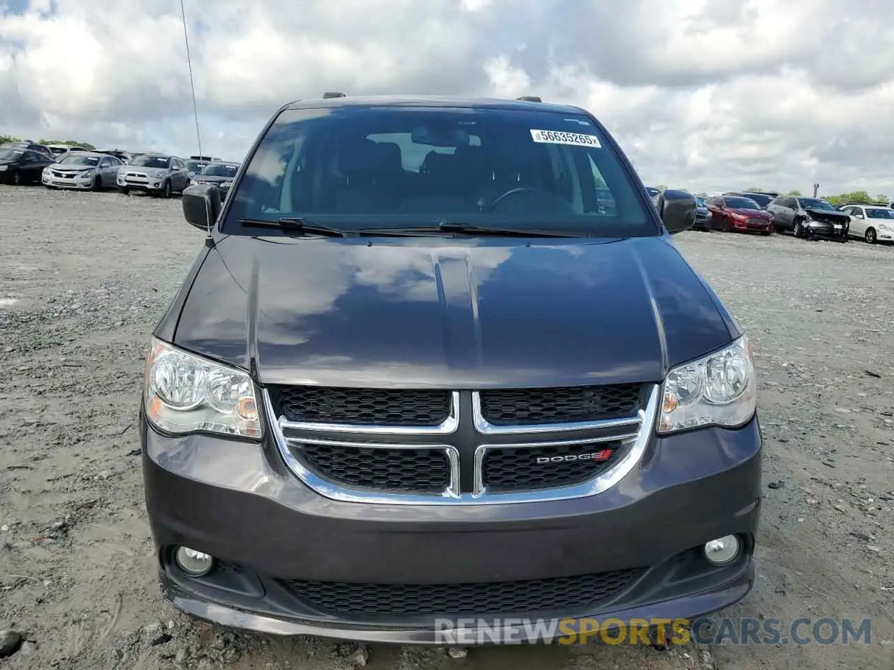 5 fotografías del automóvil dañado 2C4RDGCG4KR774483 DODGE CARAVAN 2019