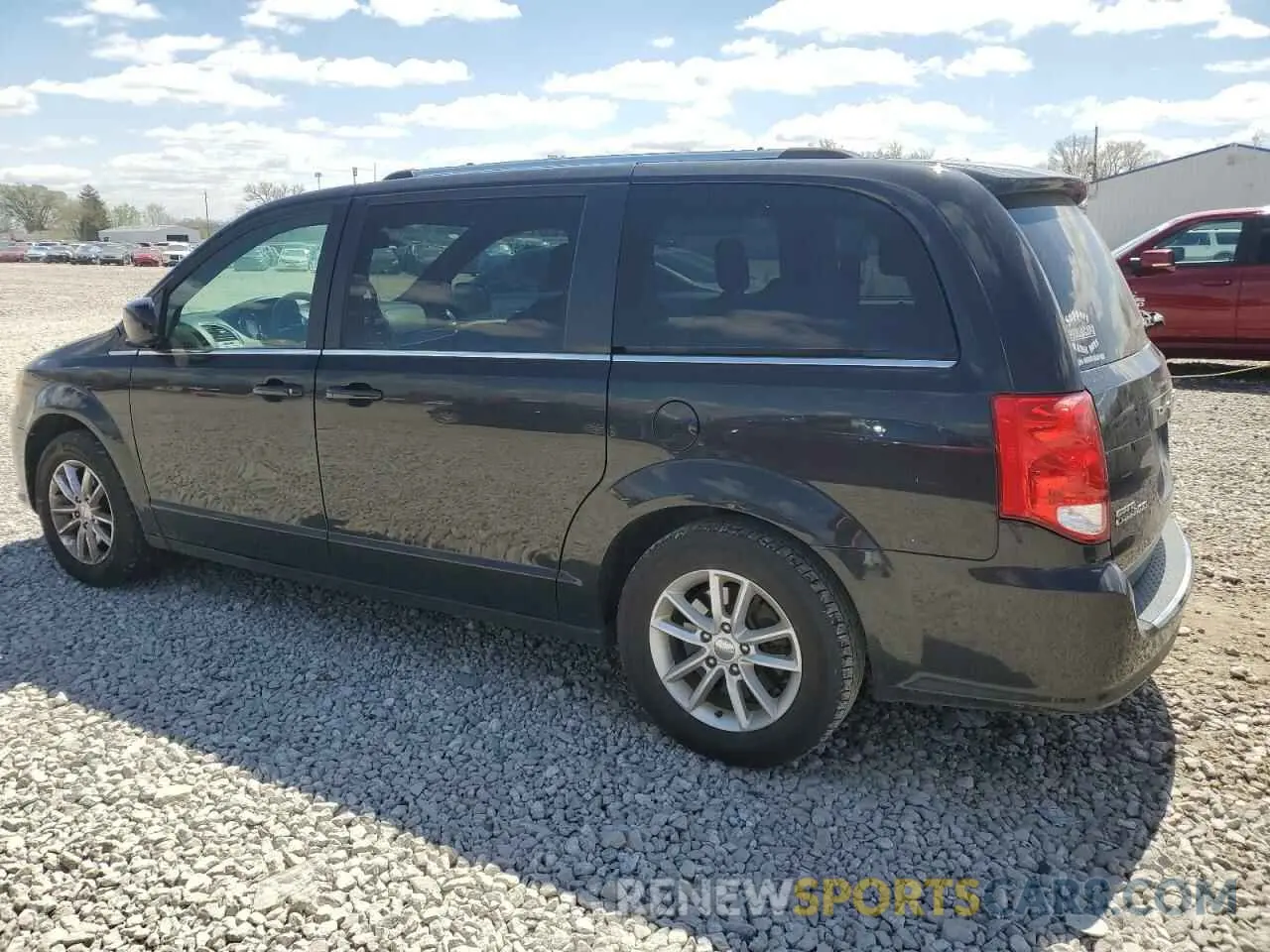 2 fotografías del automóvil dañado 2C4RDGCG5KR562319 DODGE CARAVAN 2019