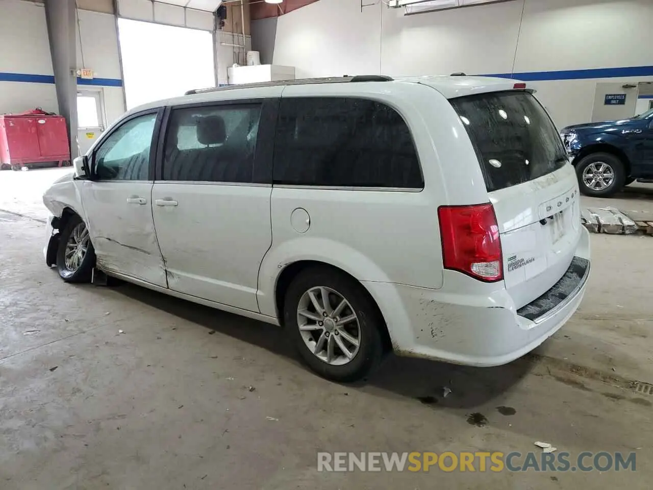 2 fotografías del automóvil dañado 2C4RDGCG5KR674103 DODGE CARAVAN 2019