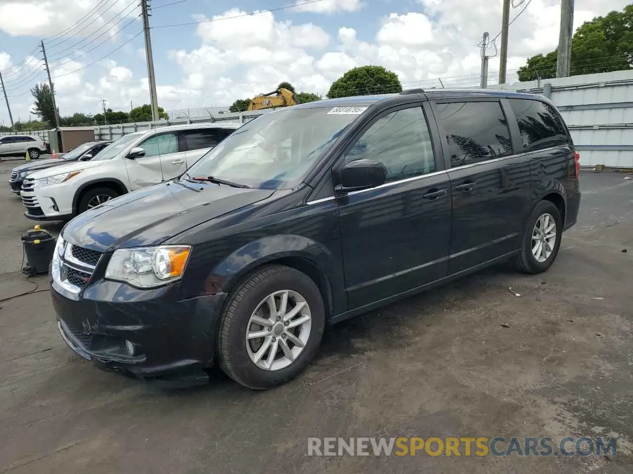 1 fotografías del automóvil dañado 2C4RDGCG5KR747616 DODGE CARAVAN 2019