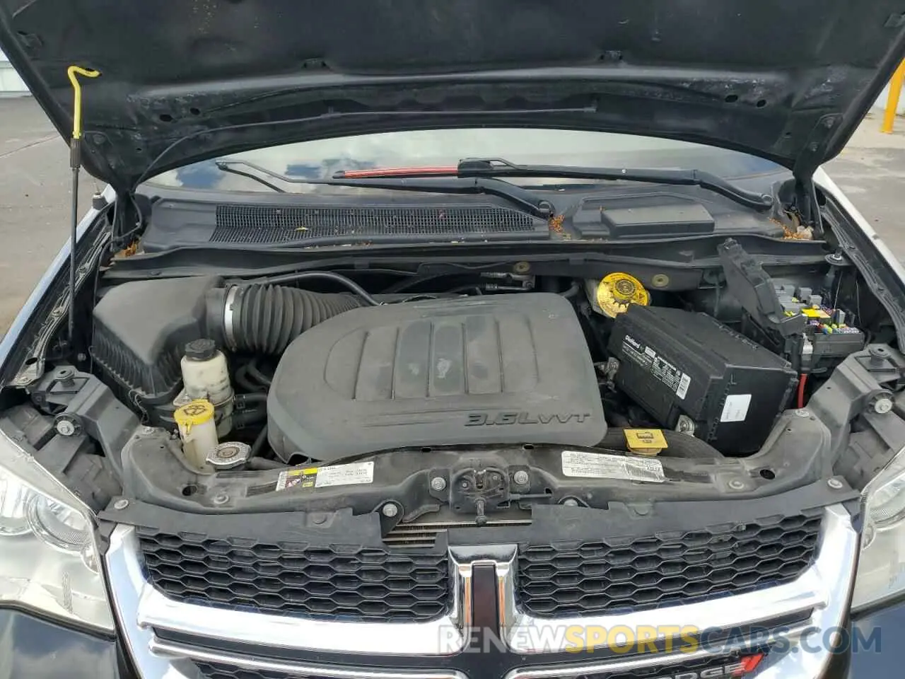 12 fotografías del automóvil dañado 2C4RDGCG5KR747616 DODGE CARAVAN 2019