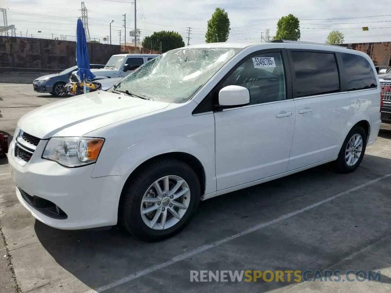 1 fotografías del automóvil dañado 2C4RDGCG5KR776274 DODGE CARAVAN 2019