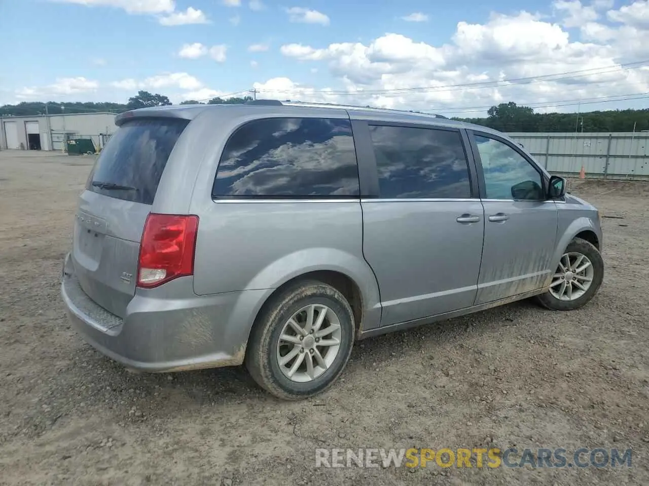 3 fotografías del automóvil dañado 2C4RDGCG6KR518314 DODGE CARAVAN 2019