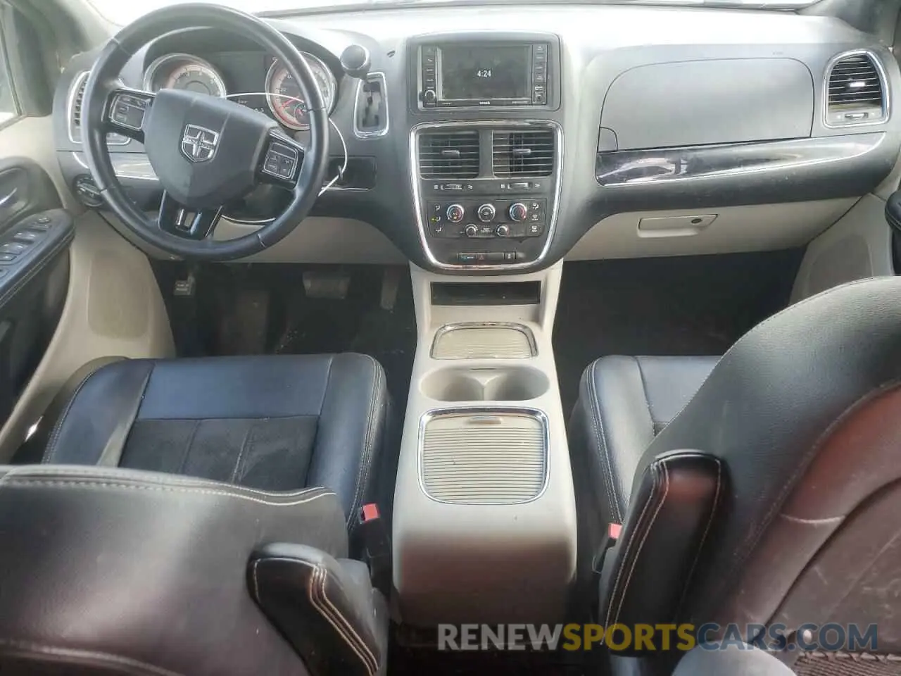8 fotografías del automóvil dañado 2C4RDGCG6KR518314 DODGE CARAVAN 2019