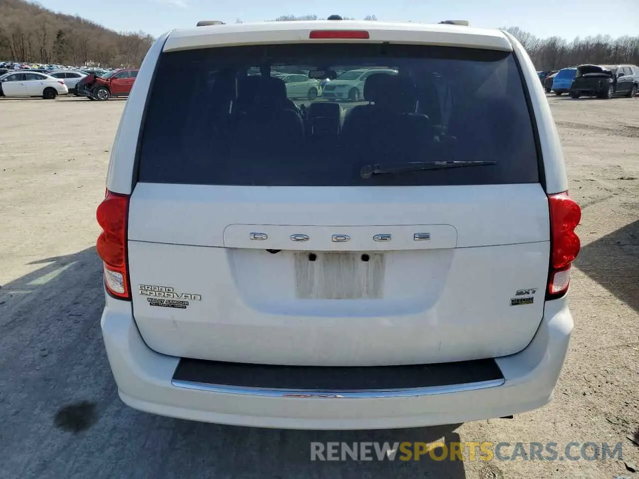 6 fotografías del automóvil dañado 2C4RDGCG6KR632328 DODGE CARAVAN 2019
