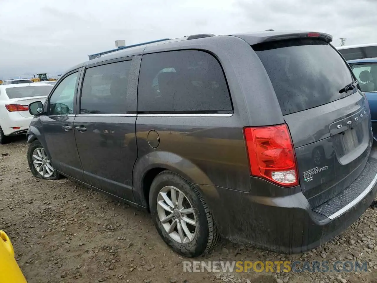 2 fotografías del automóvil dañado 2C4RDGCG6KR761430 DODGE CARAVAN 2019