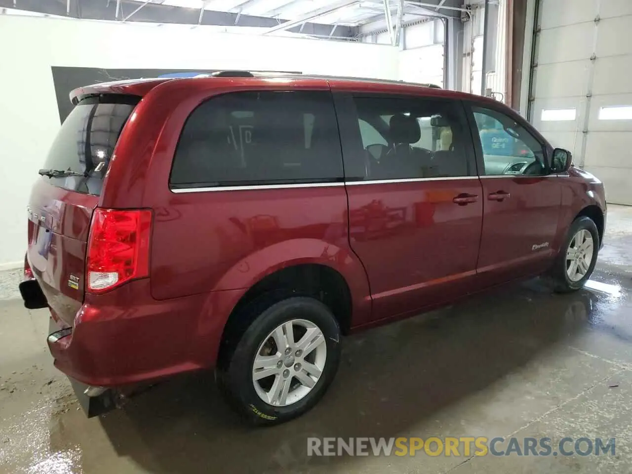 3 fotografías del automóvil dañado 2C4RDGCG6KR774856 DODGE CARAVAN 2019