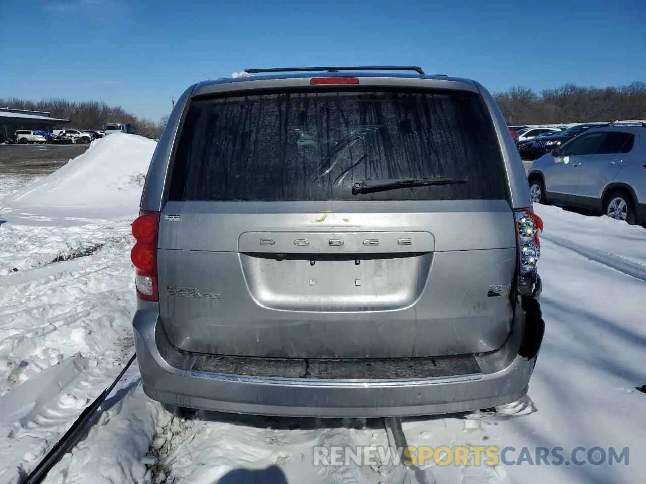 6 fotografías del automóvil dañado 2C4RDGCG6KR786912 DODGE CARAVAN 2019