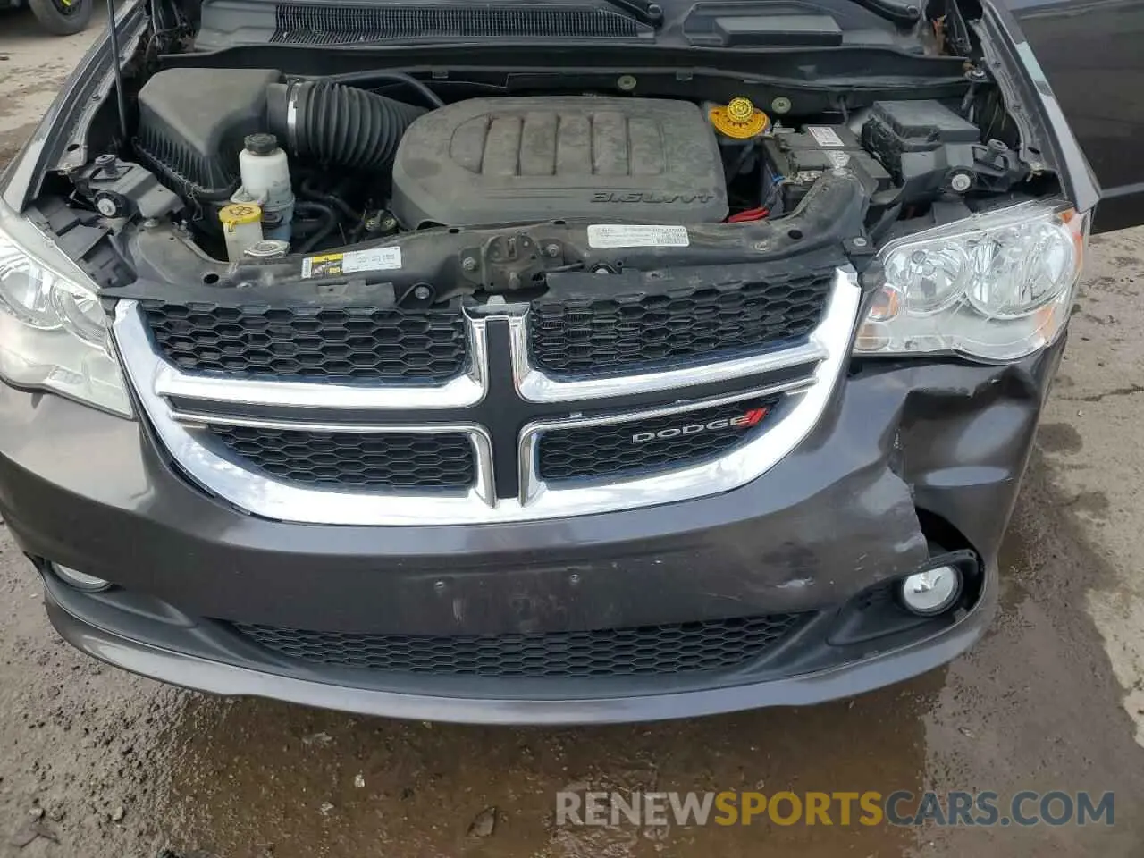 12 fotografías del automóvil dañado 2C4RDGCG7KR596391 DODGE CARAVAN 2019