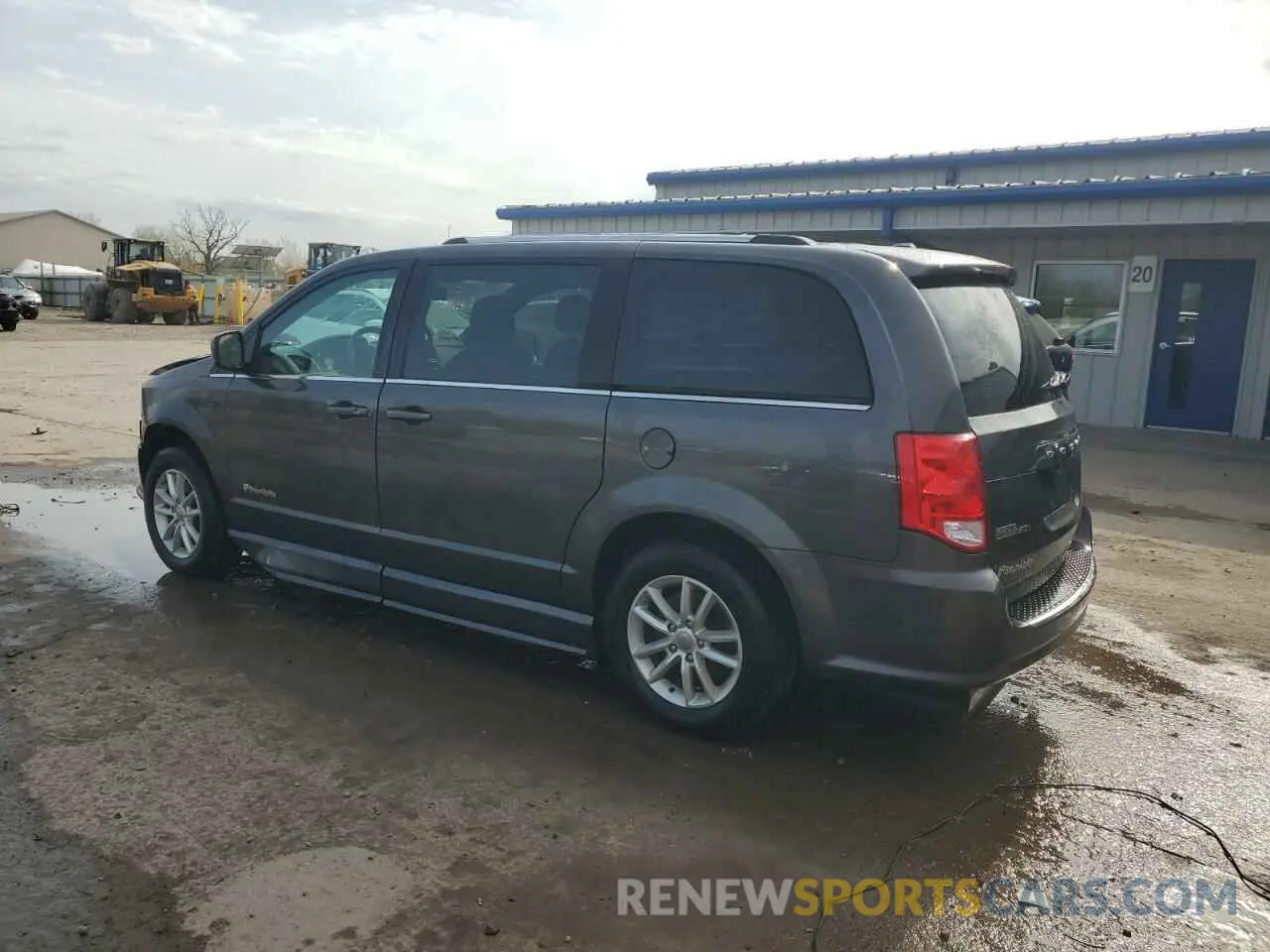 2 fotografías del automóvil dañado 2C4RDGCG7KR596391 DODGE CARAVAN 2019