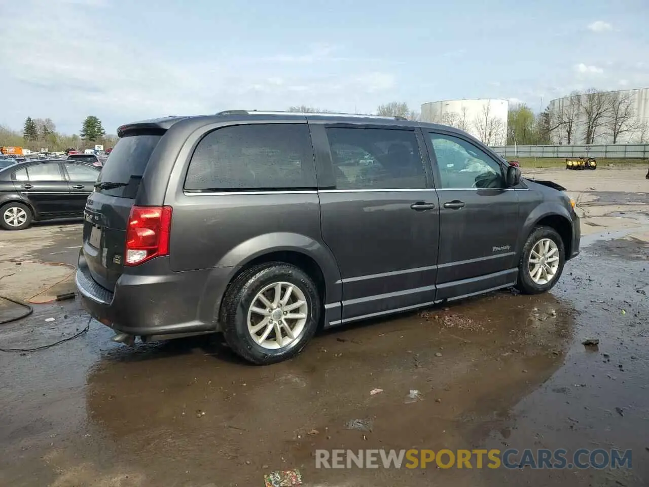 3 fotografías del automóvil dañado 2C4RDGCG7KR596391 DODGE CARAVAN 2019