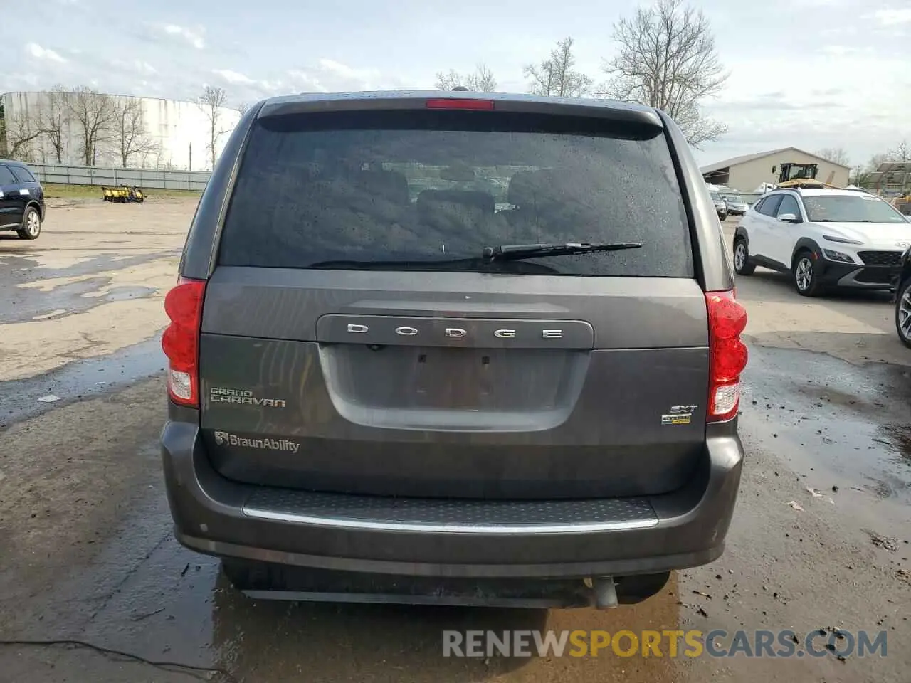 6 fotografías del automóvil dañado 2C4RDGCG7KR596391 DODGE CARAVAN 2019