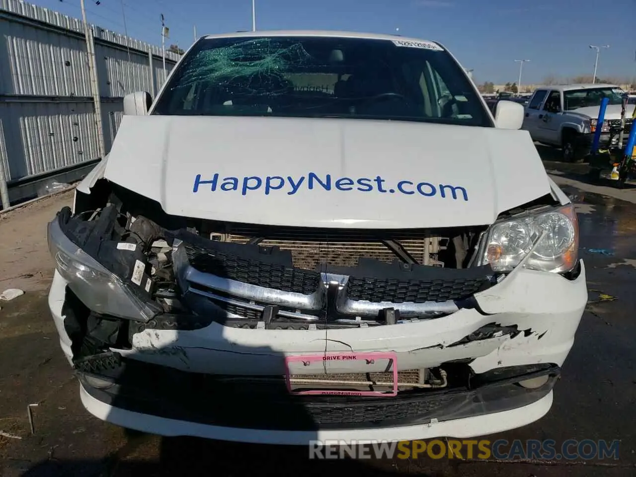 5 fotografías del automóvil dañado 2C4RDGCG7KR611181 DODGE CARAVAN 2019