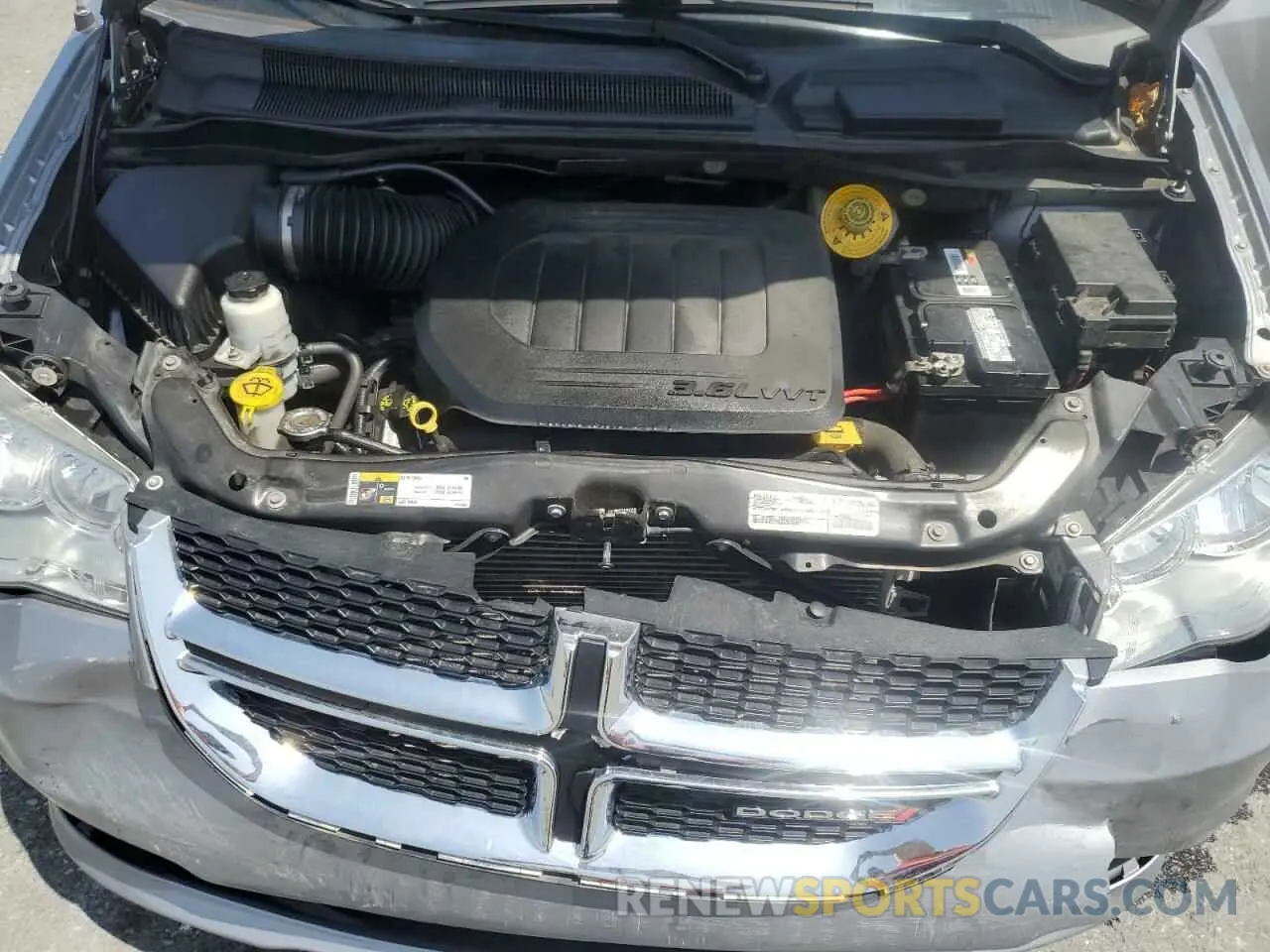 12 fotografías del automóvil dañado 2C4RDGCG7KR622259 DODGE CARAVAN 2019