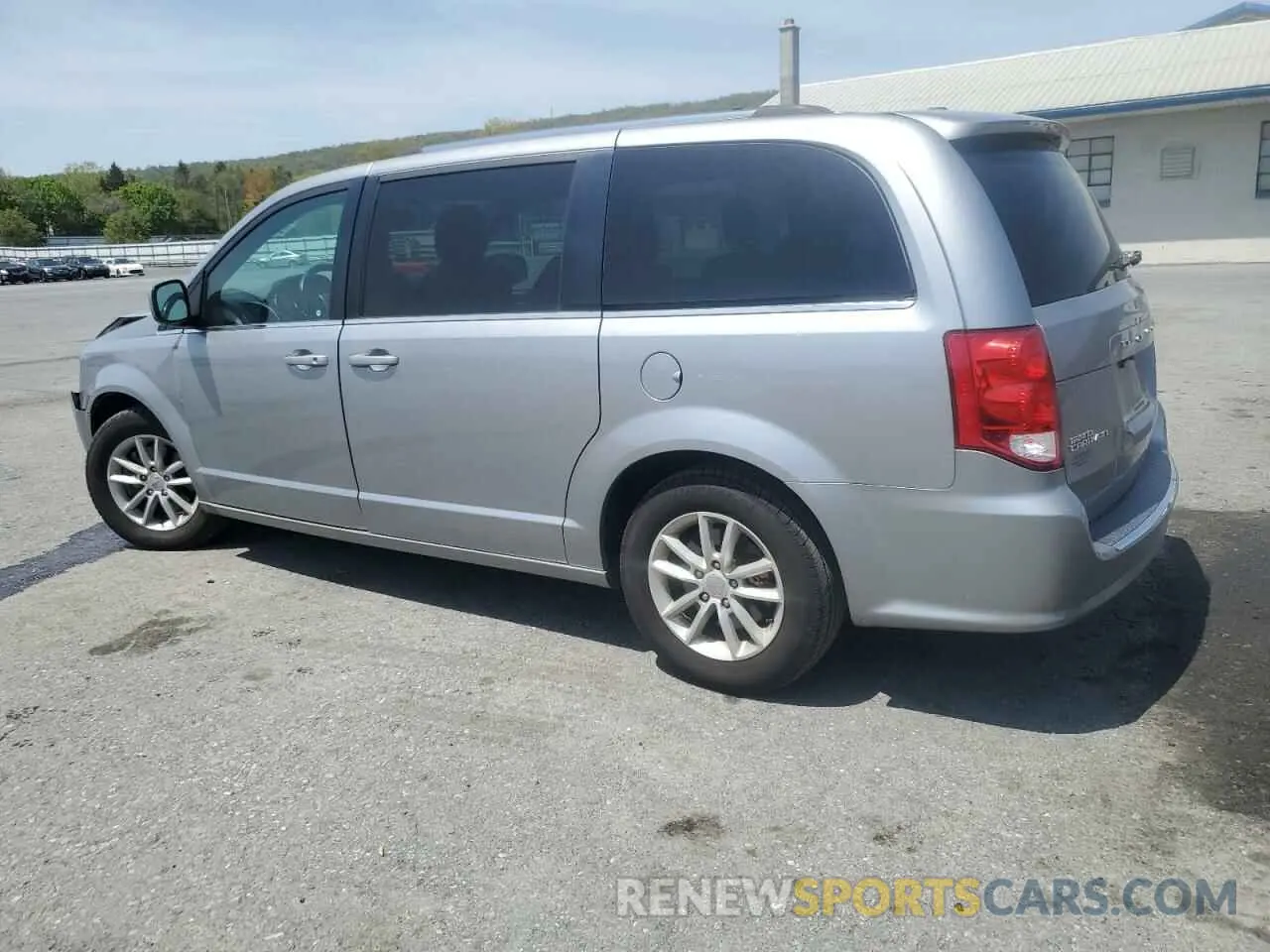 2 fotografías del automóvil dañado 2C4RDGCG7KR622259 DODGE CARAVAN 2019