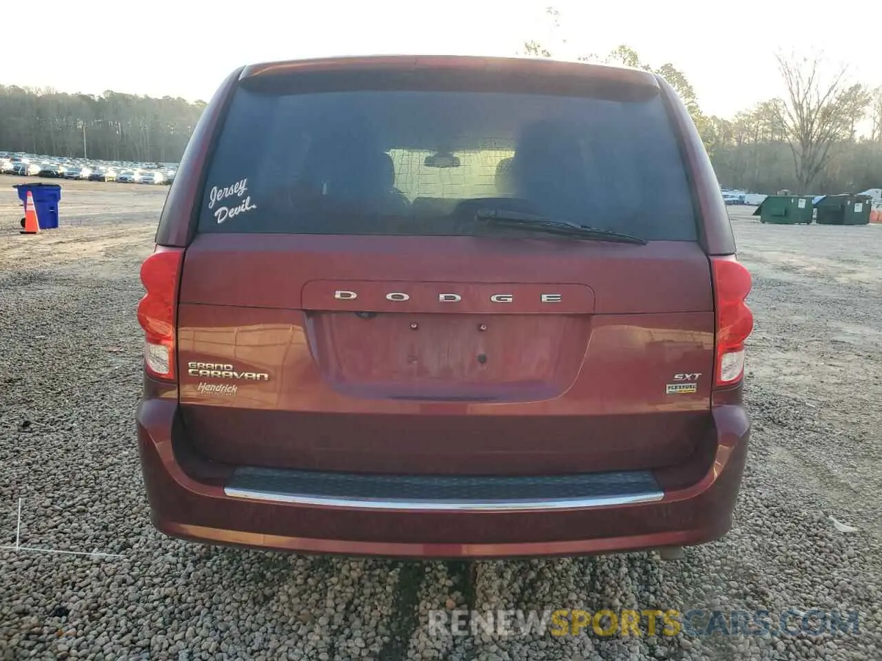 6 fotografías del automóvil dañado 2C4RDGCG7KR656587 DODGE CARAVAN 2019