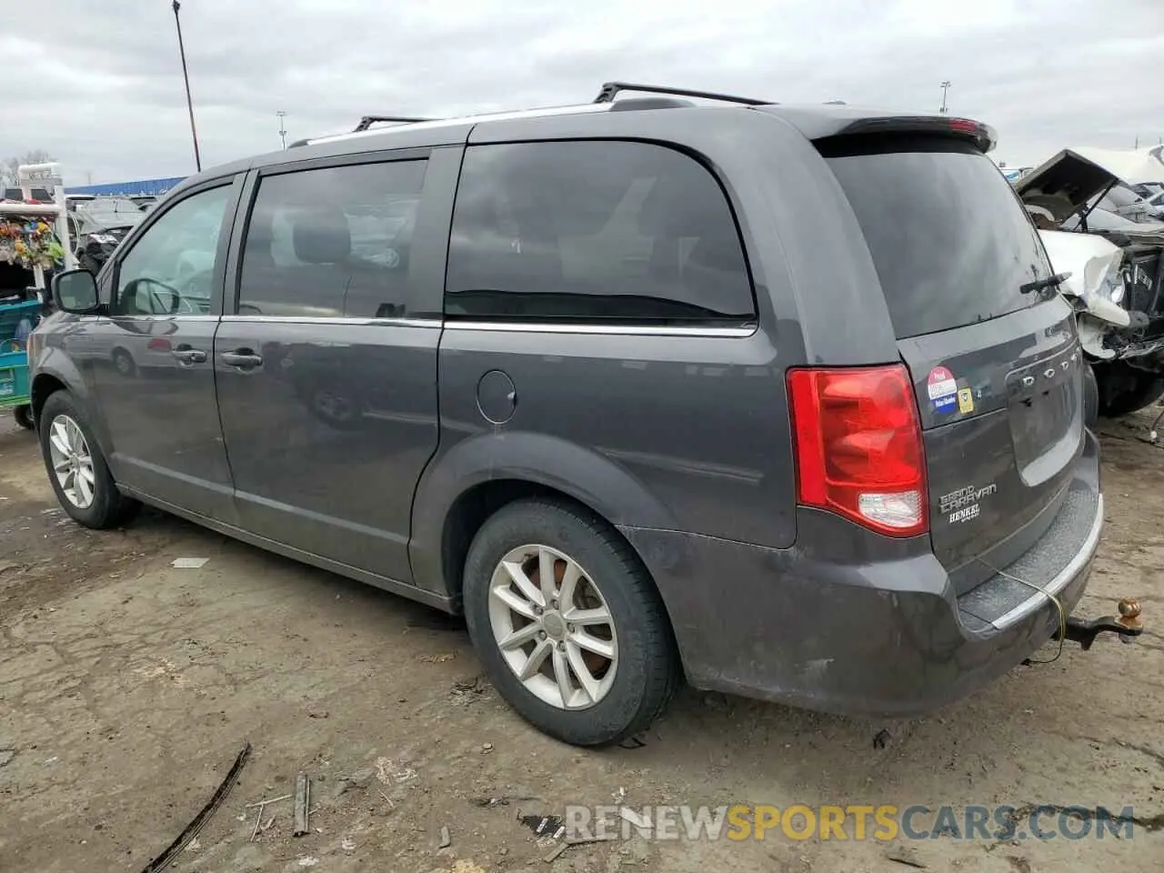 2 fotografías del automóvil dañado 2C4RDGCG7KR707537 DODGE CARAVAN 2019