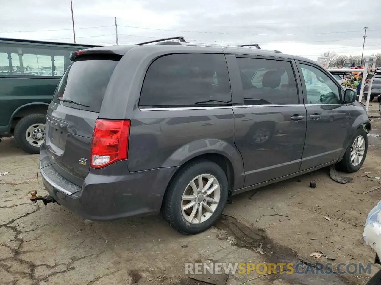 3 fotografías del automóvil dañado 2C4RDGCG7KR707537 DODGE CARAVAN 2019
