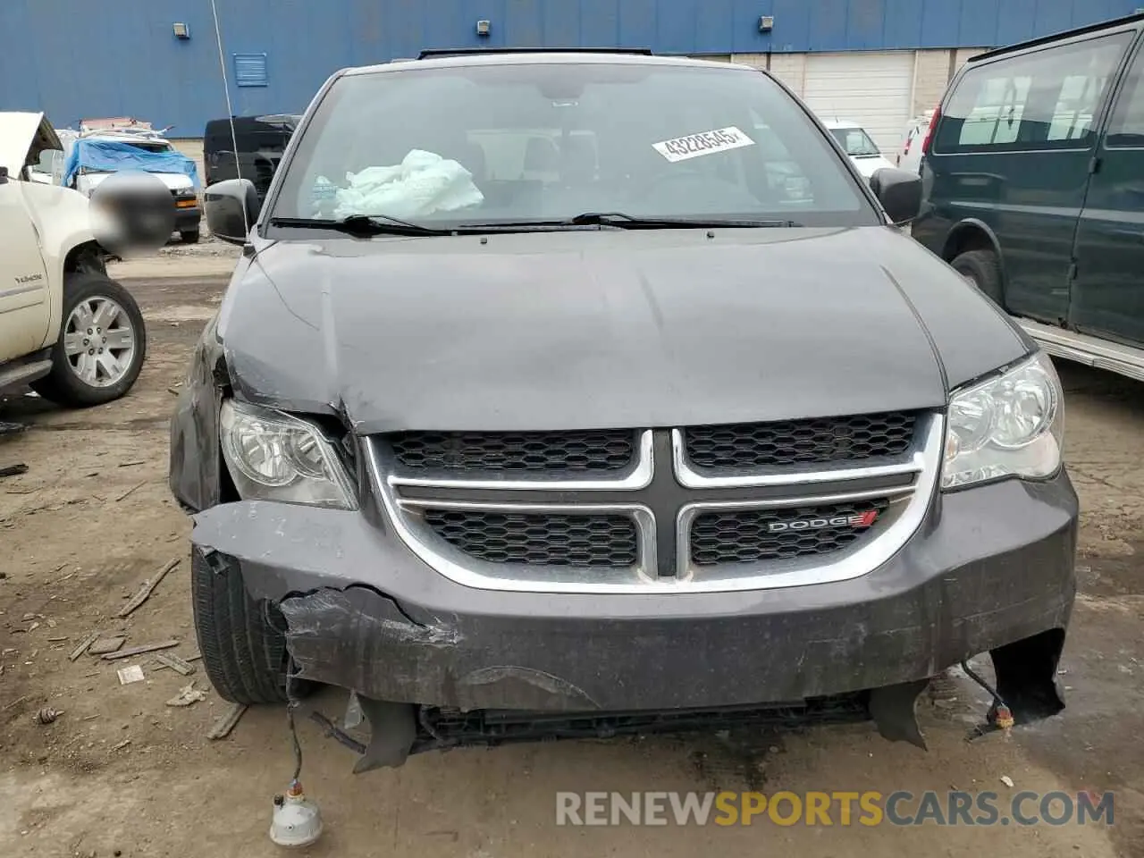 5 fotografías del automóvil dañado 2C4RDGCG7KR707537 DODGE CARAVAN 2019