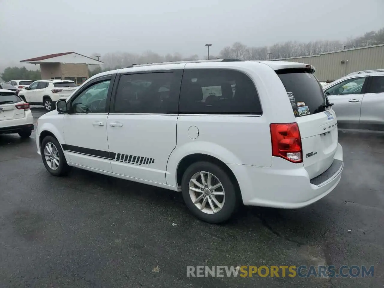 2 fotografías del automóvil dañado 2C4RDGCG7KR755118 DODGE CARAVAN 2019