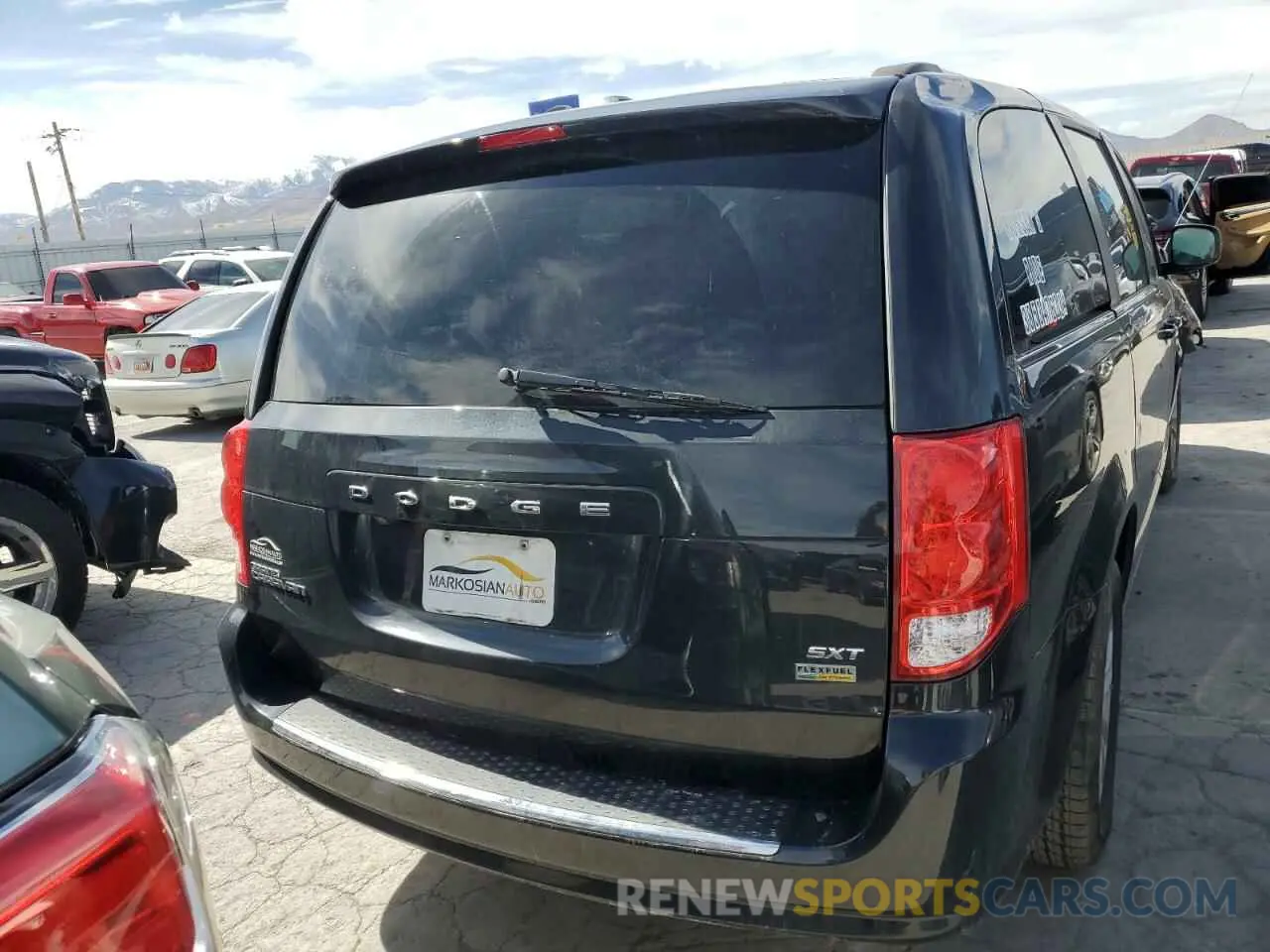 6 fotografías del automóvil dañado 2C4RDGCG8KR739154 DODGE CARAVAN 2019