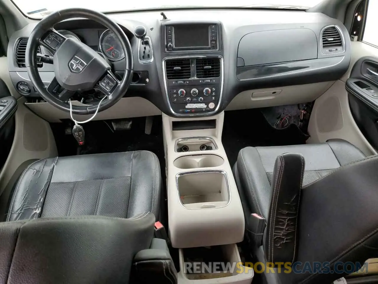8 fotografías del automóvil dañado 2C4RDGCG8KR754849 DODGE CARAVAN 2019
