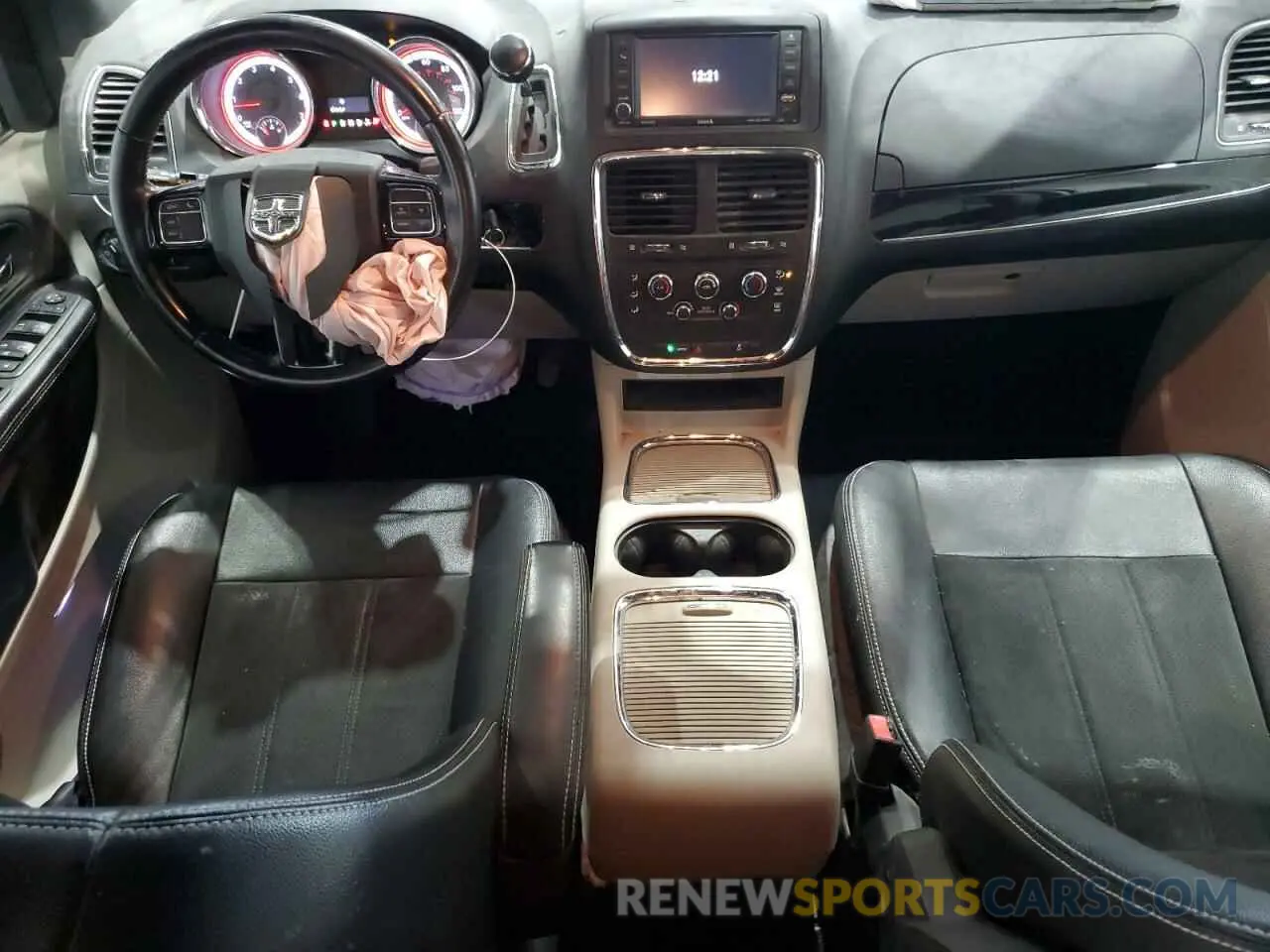 8 fotografías del automóvil dañado 2C4RDGCG8KR755063 DODGE CARAVAN 2019